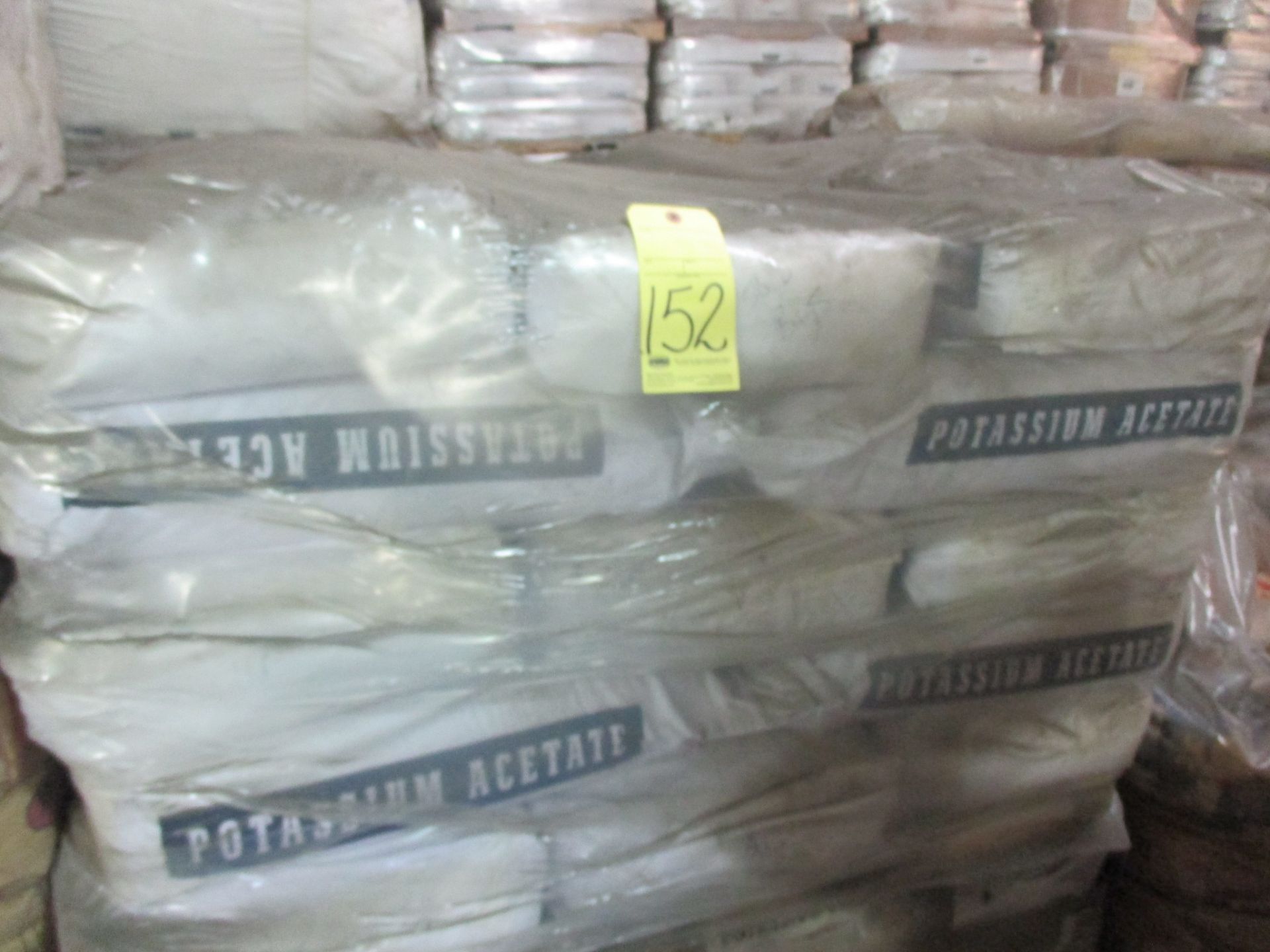 LOT OF POTASSIUM ACETATE (approx. (18) 50 lb. bags)