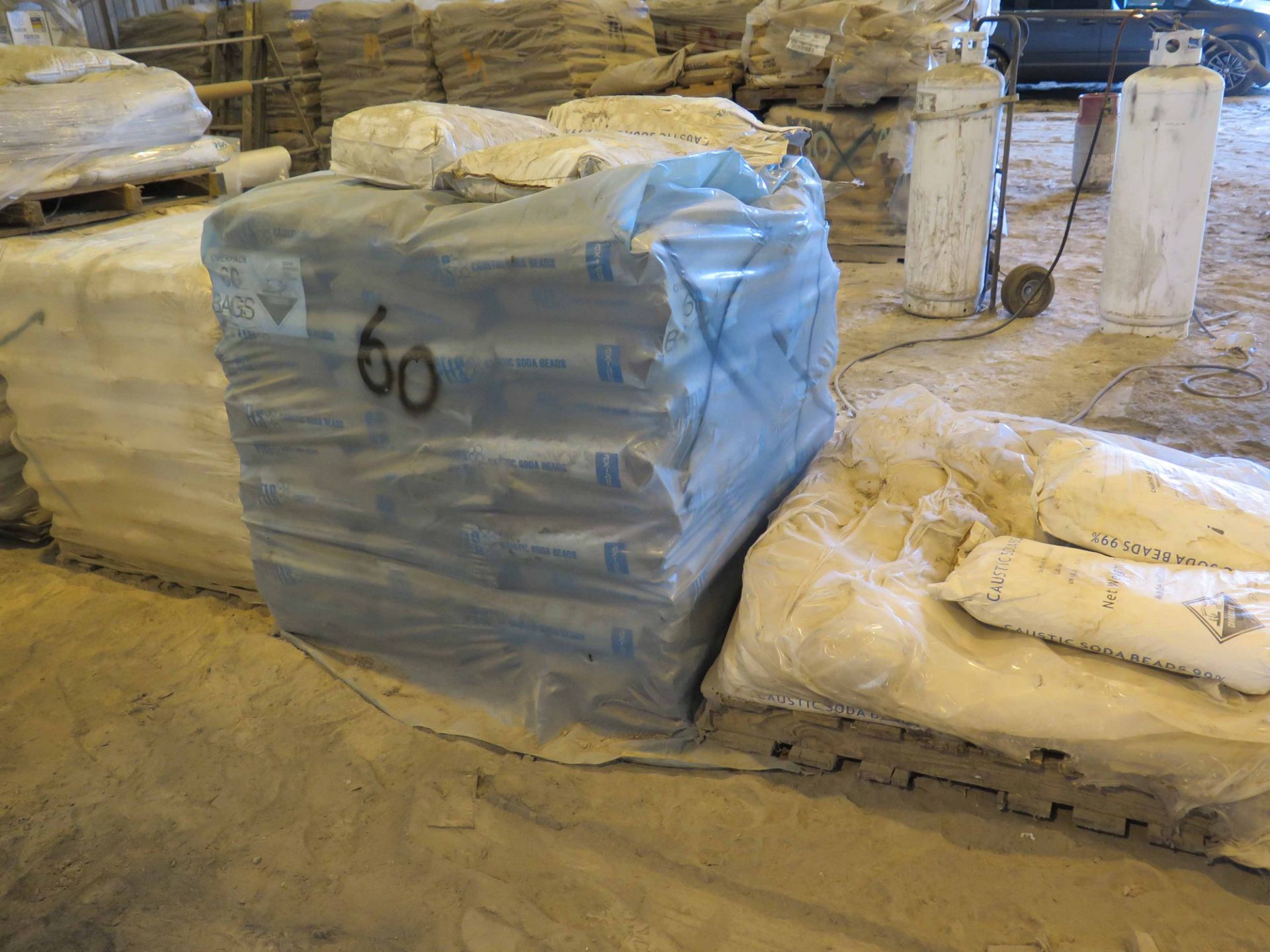 LOT OF CAUSTIC SODA BEADS (on 2-1/2 pallets) (Location #1: 374 Walter White Road, Trinity, TX - Image 2 of 2