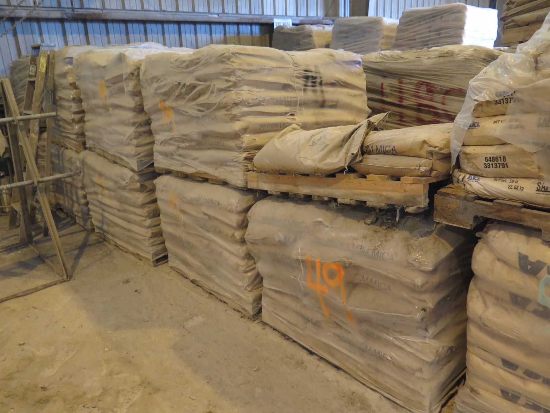 LOT OF MICA MEDIUM (approx. 444 bags) (Location #1: 374 Walter White Road, Trinity, TX 75862)