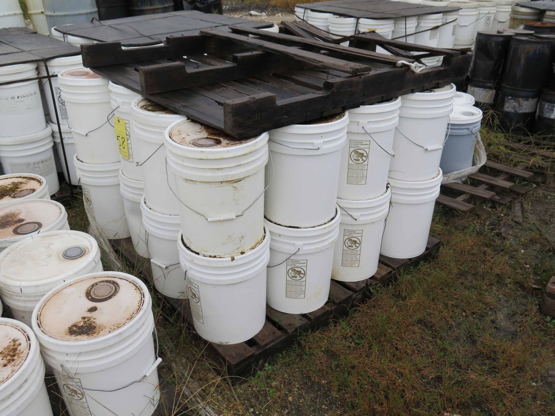 LOT OF GLO EZ, PHPA (approx. (51) 5 gal. buckets) (Location #1: 374 Walter White Road, Trinity, TX