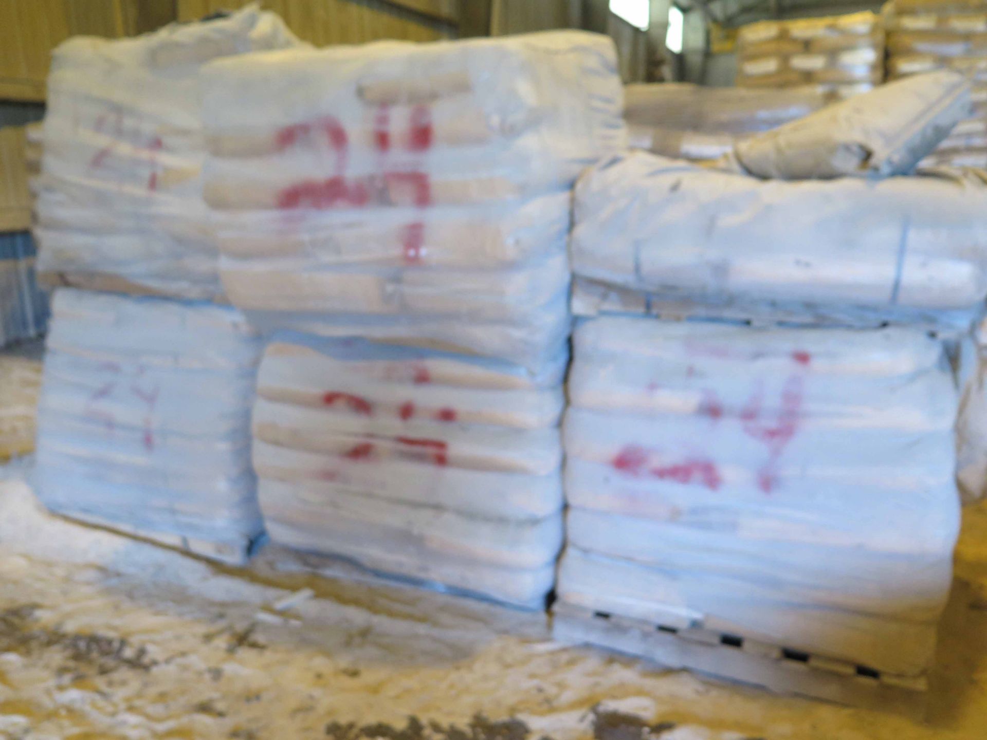 LOT OF STEARIC ACID, triple pressed (approx. 125 bags) (Location #1: 374 Walter White Road, Trinity,