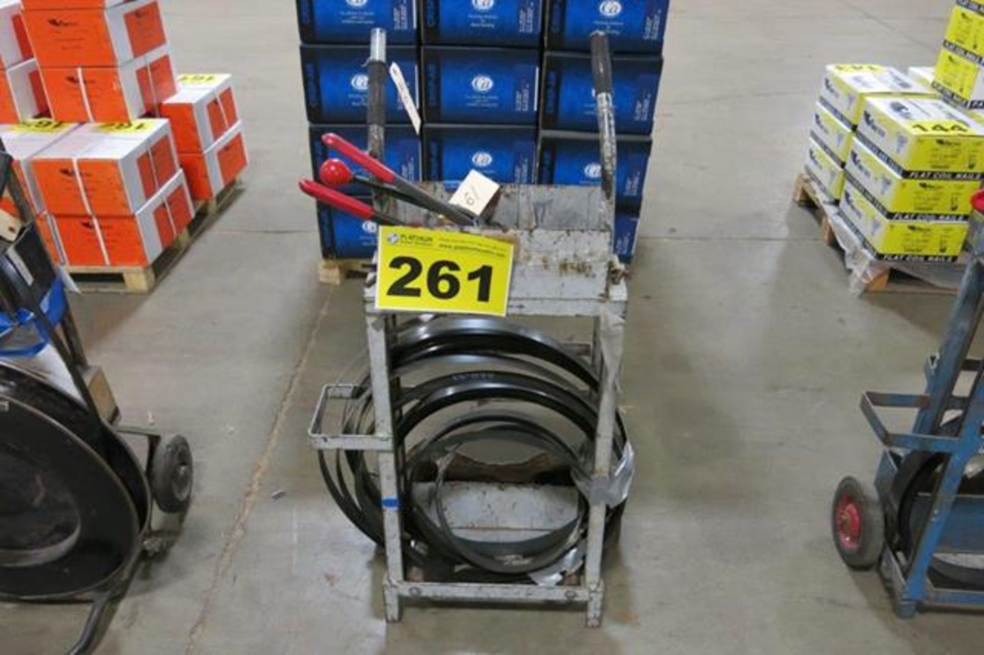 STRAPPING CART WITH TOOLS