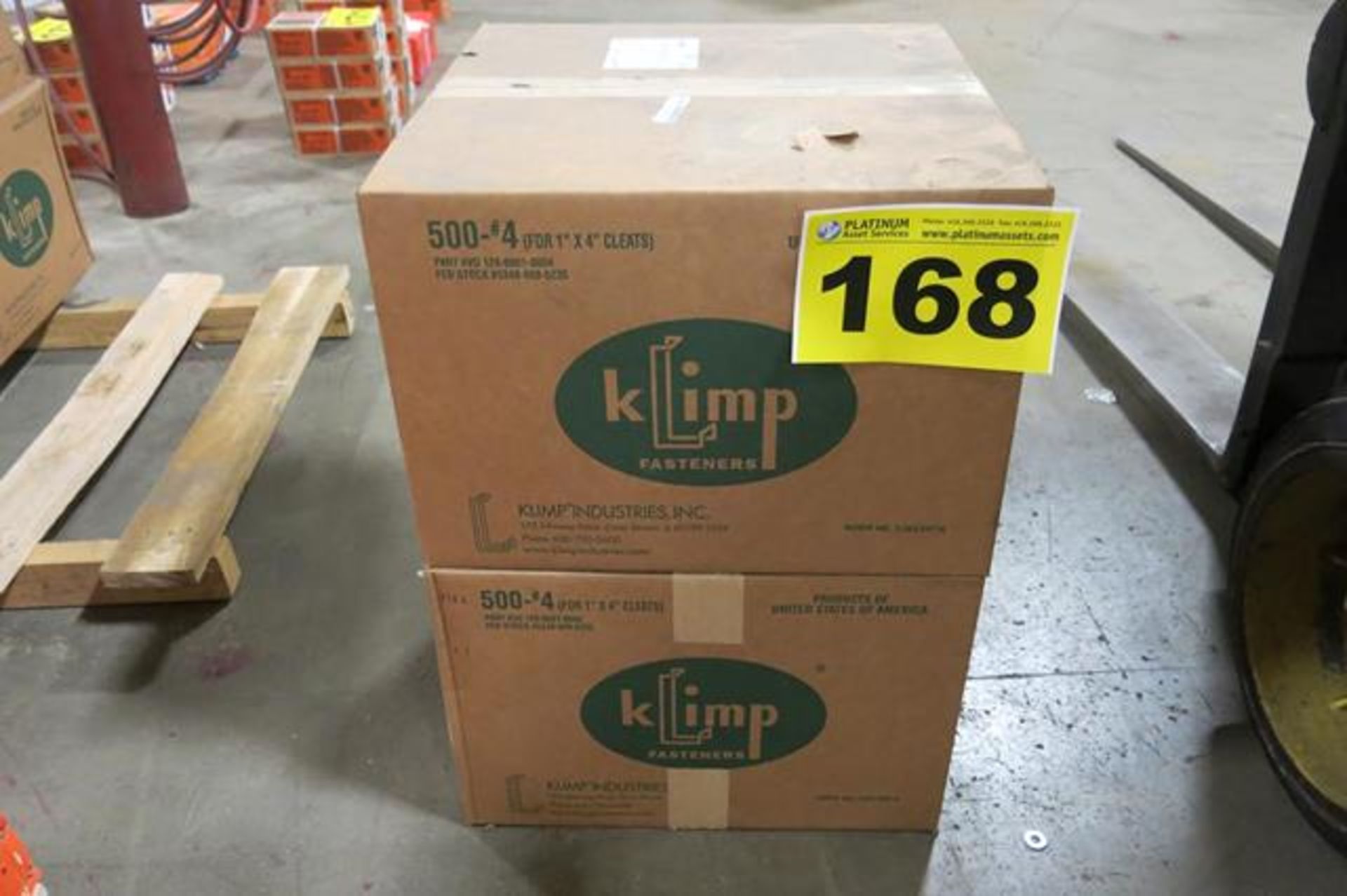 CLIMP, 500-3, FASTENERS, 1" X 4", CLEATS - NEW