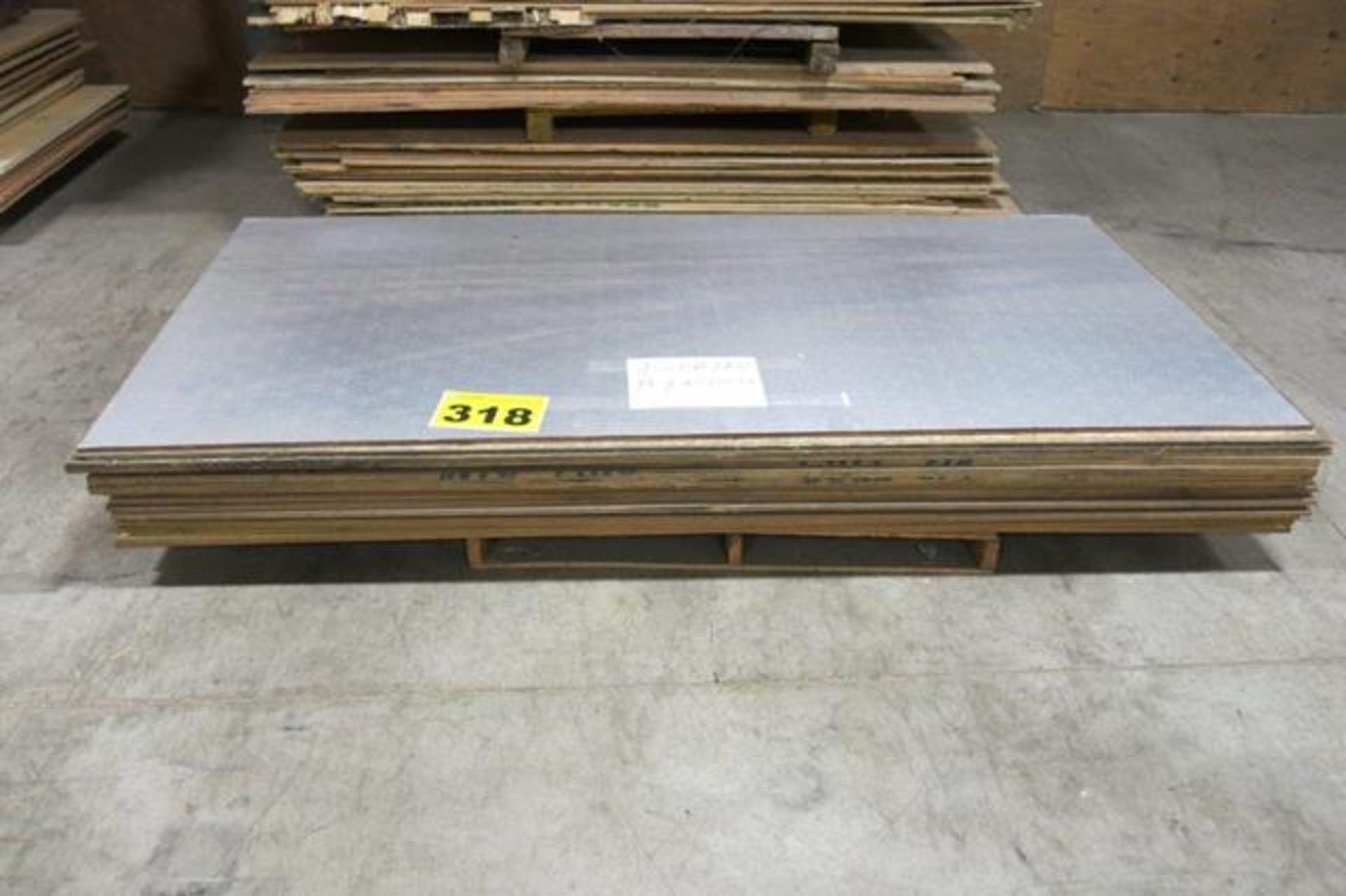 LOT OF COATED, 4' X 8', SHEETS OF COATED PLYWOOD - Image 2 of 2