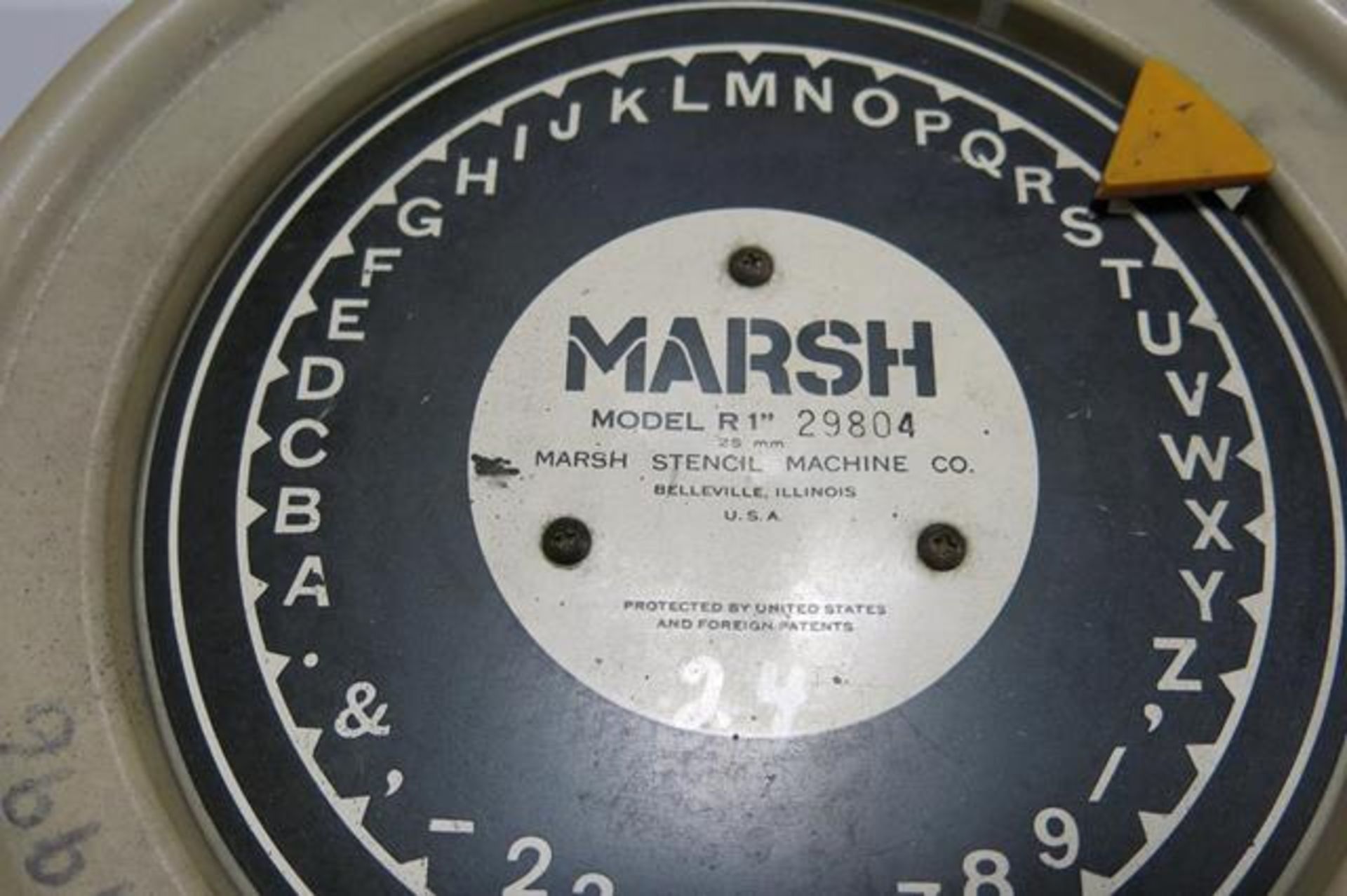 MARSH, R1, 25 MM, STENCIL MACHINE - Image 2 of 3