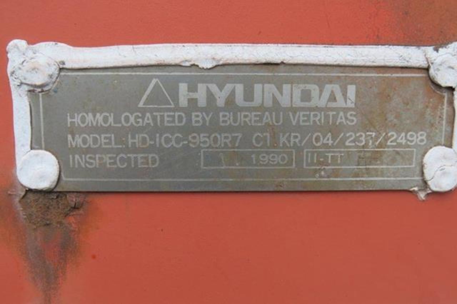 HYUNDAI, HD-ICC-950R7, 20'SEA CONTAINER - Image 13 of 15