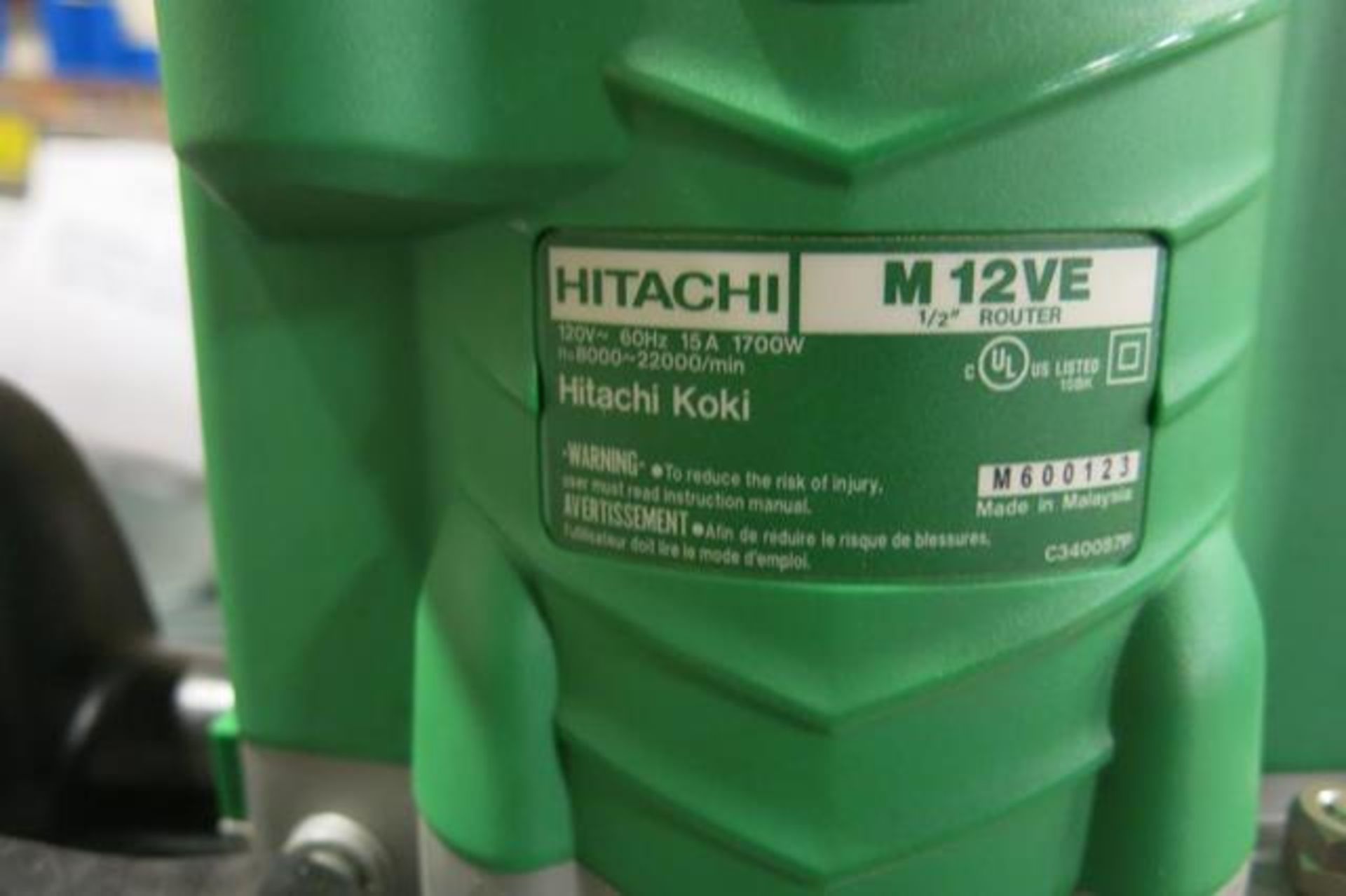 HITACHI, M12VW, 0.5", ROUTER - Image 3 of 3