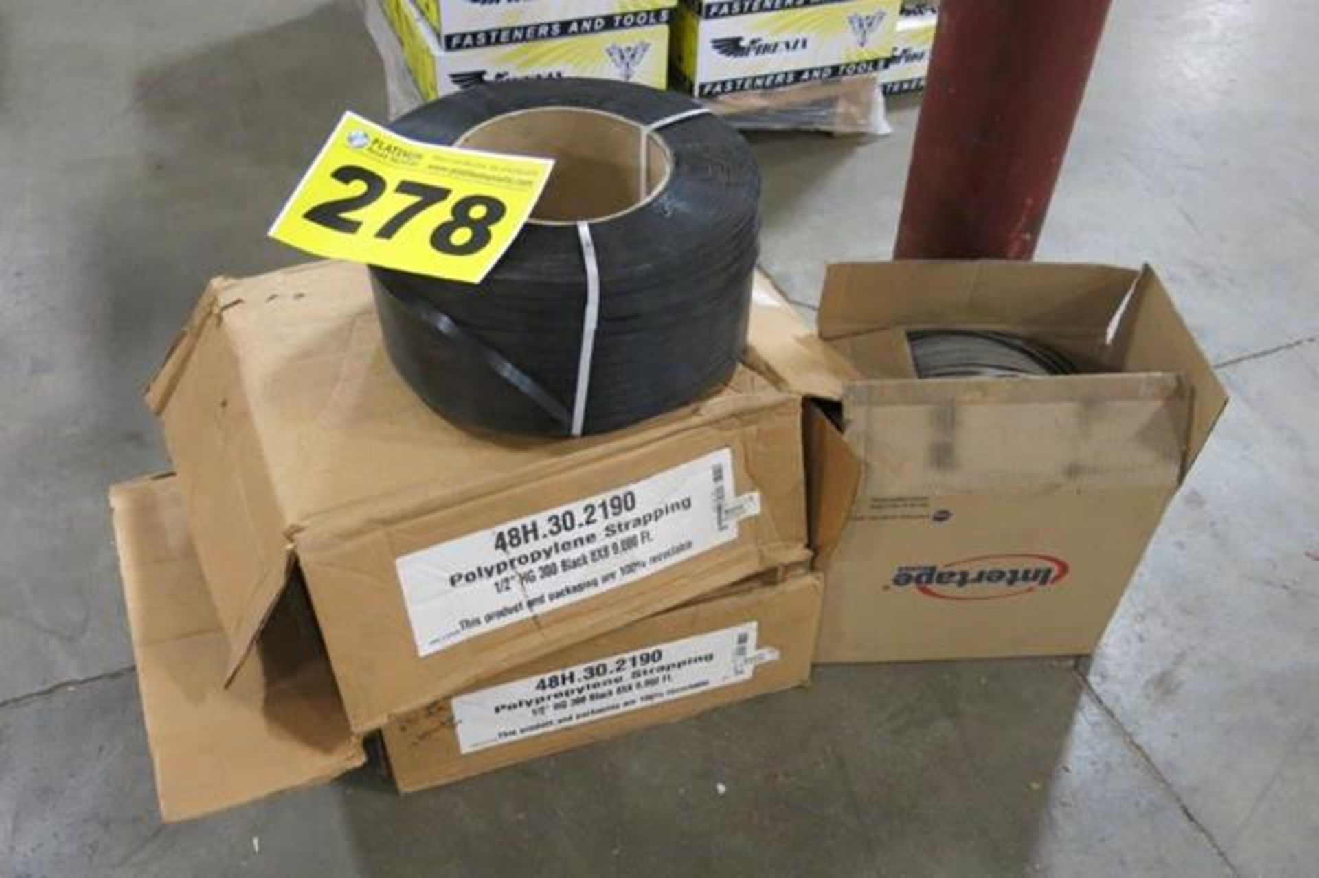 LOT OF POLYPROPYLENE BANDING