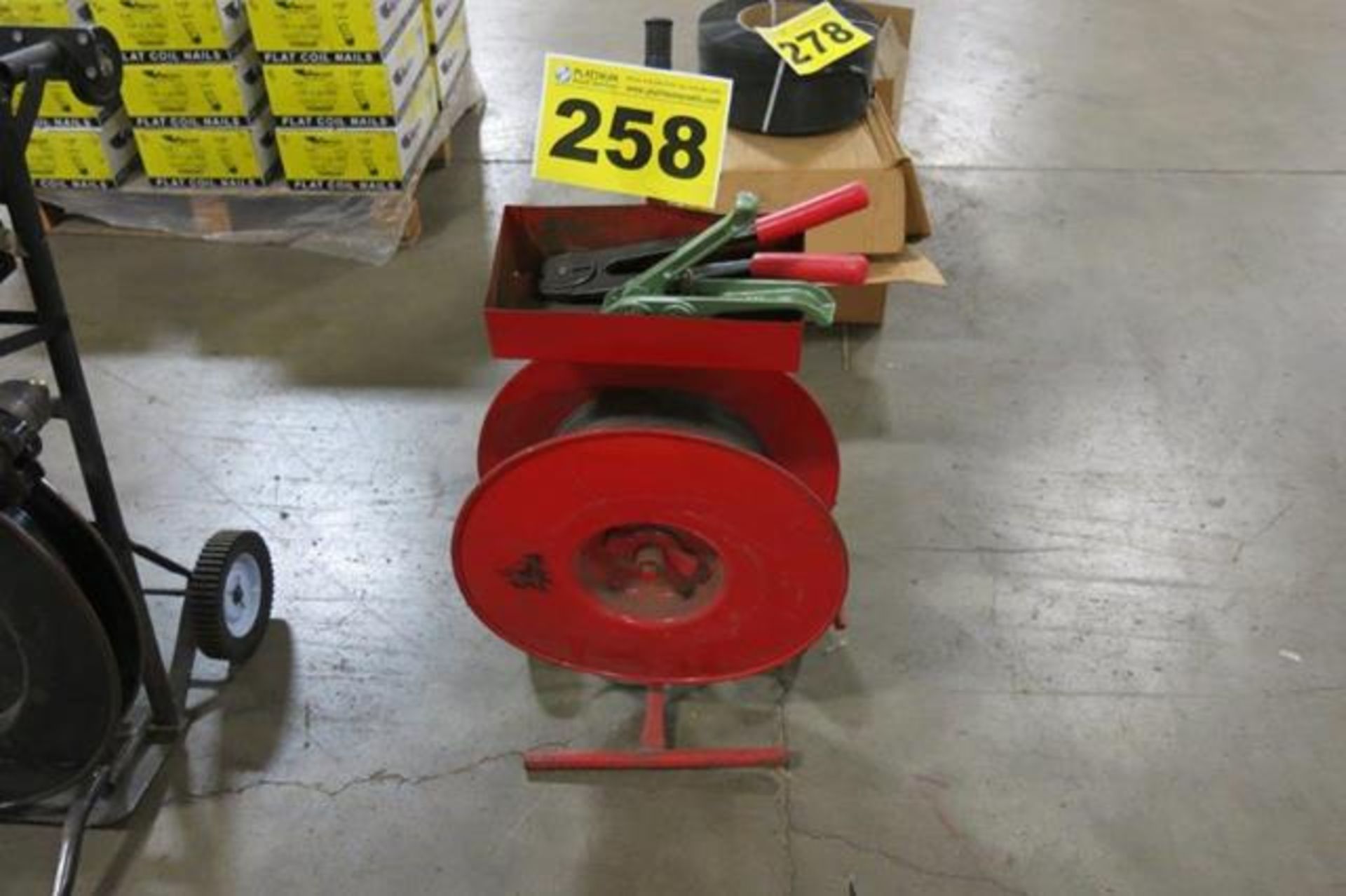 STRAPPING CART WITH TOOLS