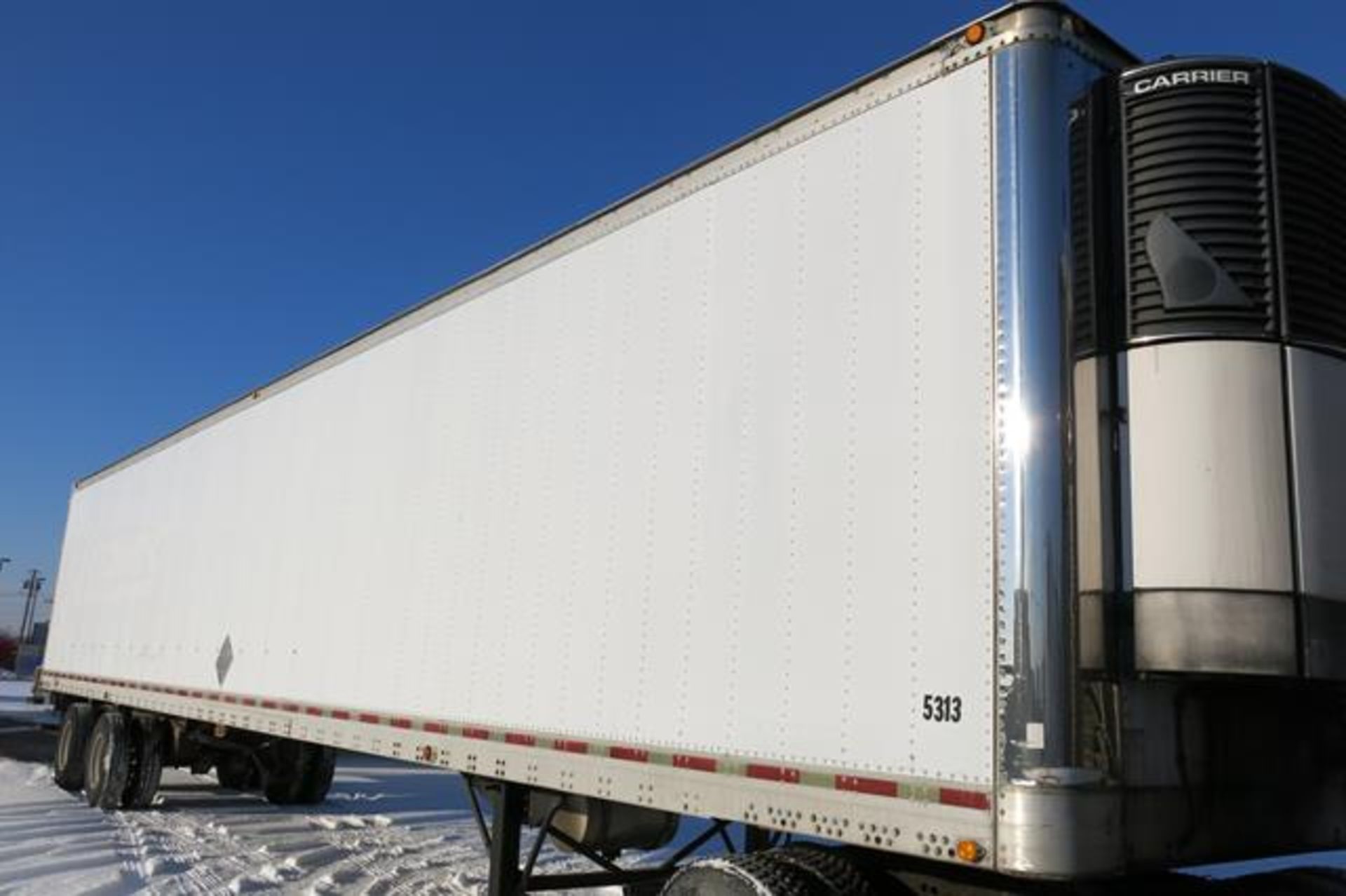 TRAILMOBILE, 53' REFRIGERATED VAN TRAILER, BARN DOORS, CARRIER, ULTRA FRESH 2, REEFER, 23,783 HOURS,