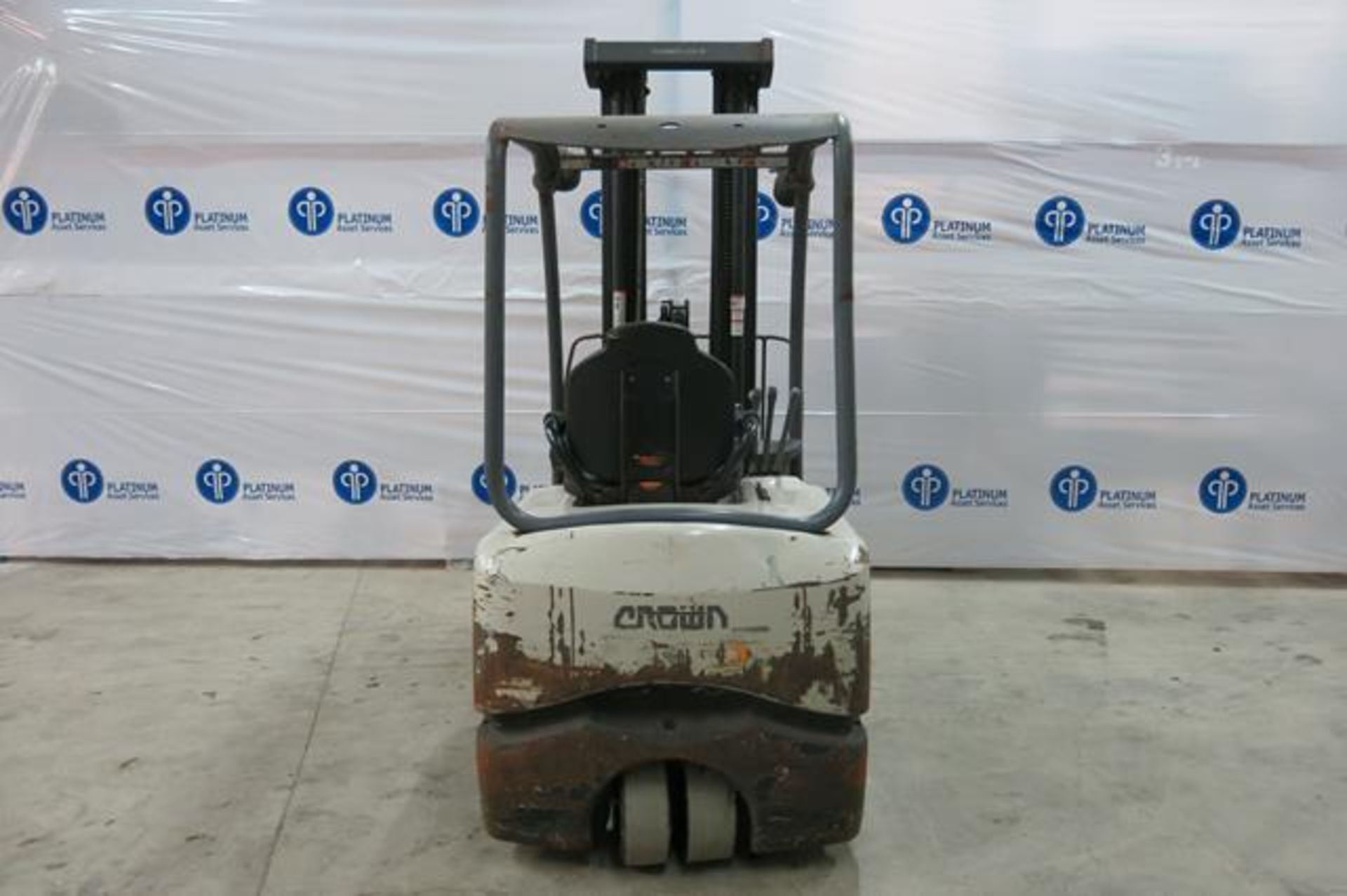 CROWN, SC5245-40, 3,700 LBS., 3 STAGE, 48V, BATTERY POWERED, FORKLIFT, SIDESHIFT, 222" MAXIMUM LIFT, - Image 5 of 10