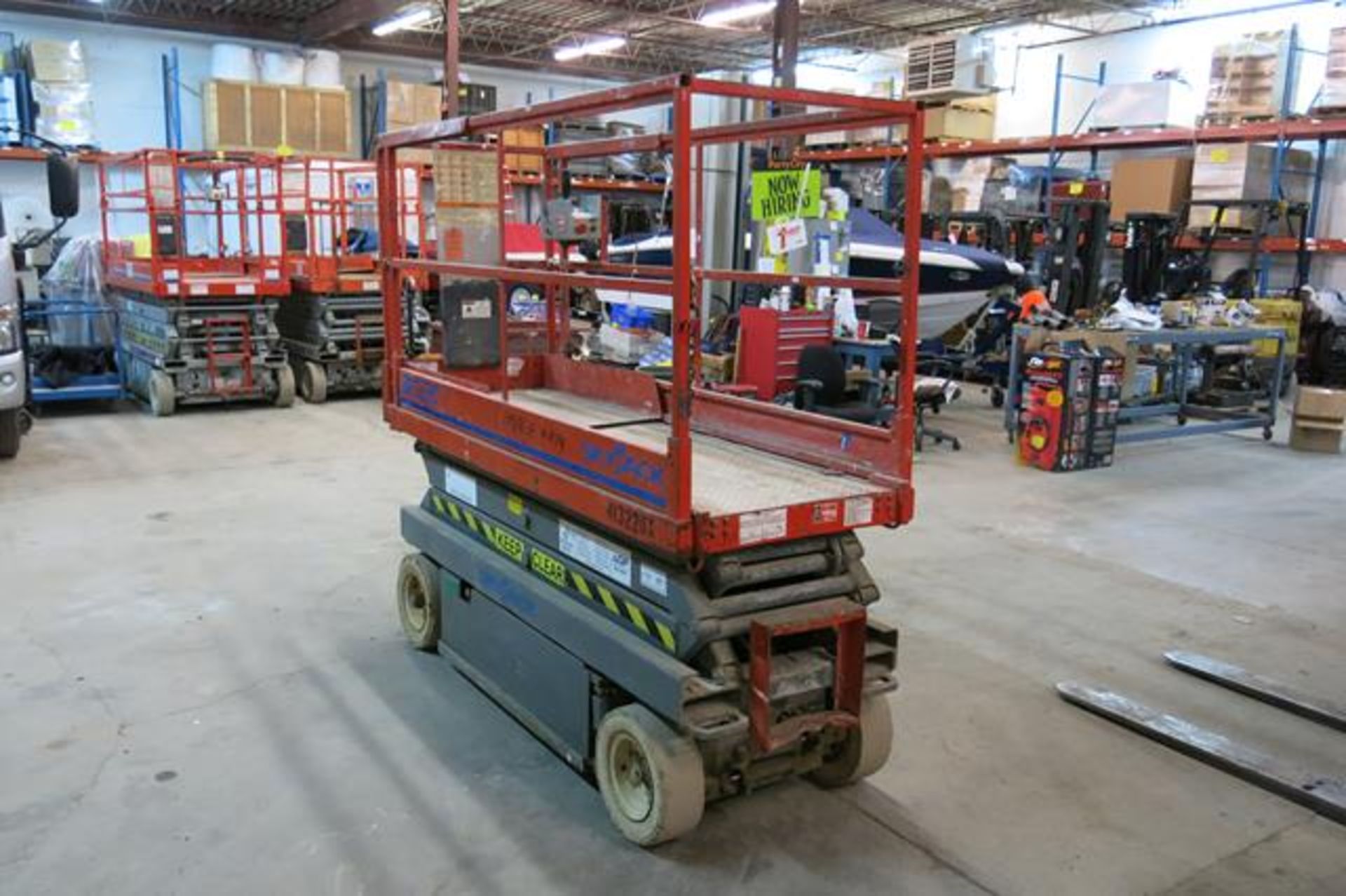 SKYJACK, SJIII 3220, 20', BATTERY POWERED SCISSOR LIFT, 800 LBS. CAPACITY, 782 HOURS, S/N 609273 - Image 6 of 10