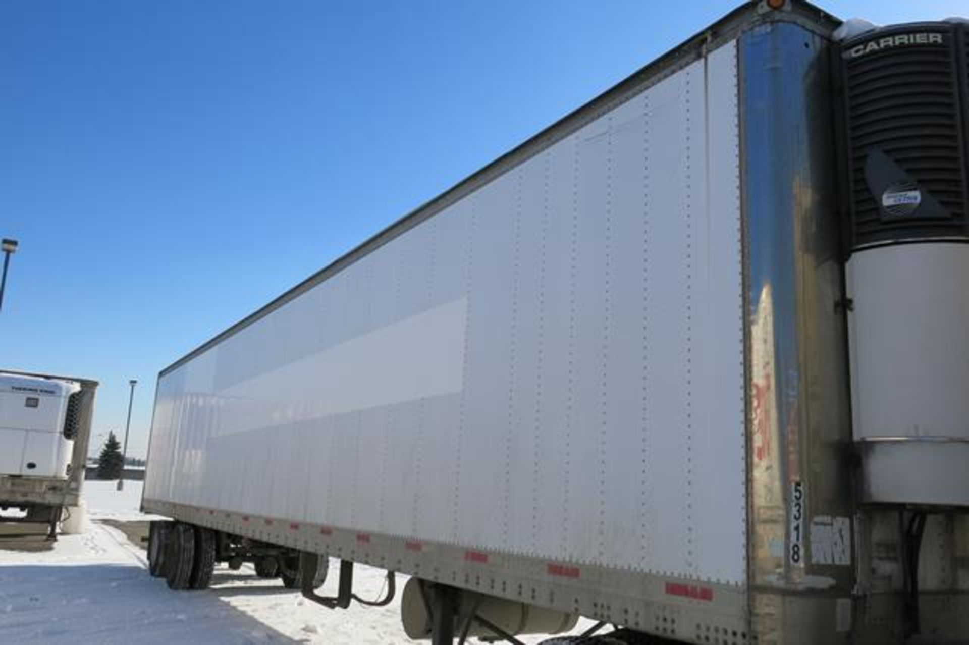 TRAILMOBILE, 53' REFRIGERATED VAN TRAILER, ROLLUP DOOR, CARRIER, PHOENIX ULTRA, REEFER, 1999,