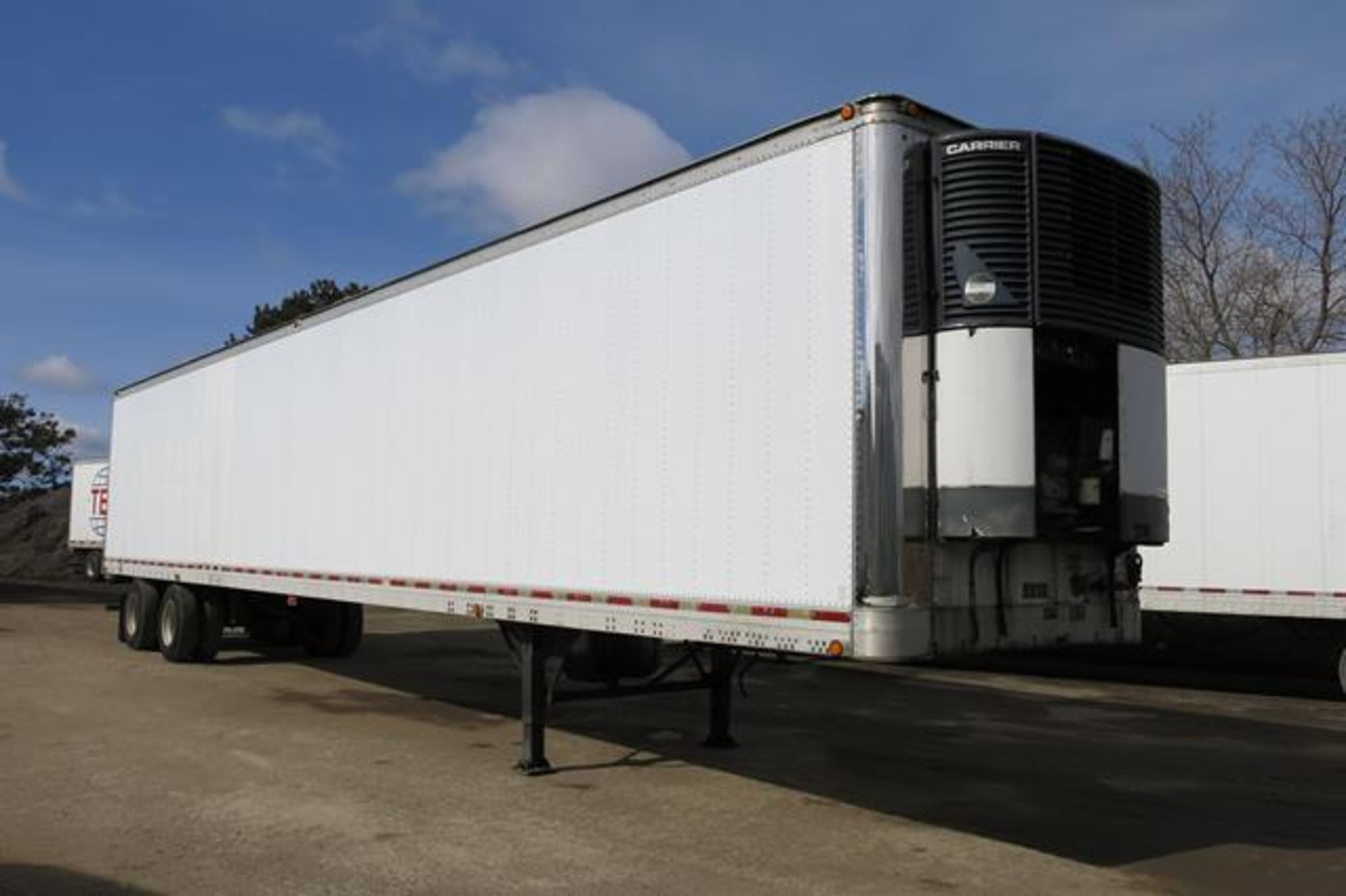 TRAILMOBILE, 53' REFRIGERATED VAN TRAILER, BARN DOORS, CARRIER, ULTRA FRESH 2, REEFER, 25,761 HOURS, - Image 5 of 18