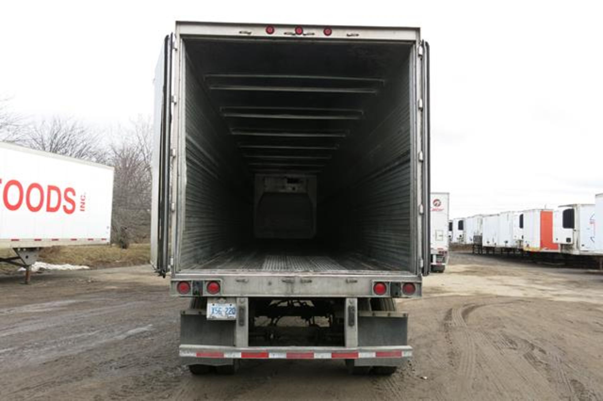 TRAILMOBILE, 53' REFRIGERATED VAN TRAILER, BARN DOORS, THERMO KING, SB-210, REEFER, 15,286 HOURS, - Image 9 of 15