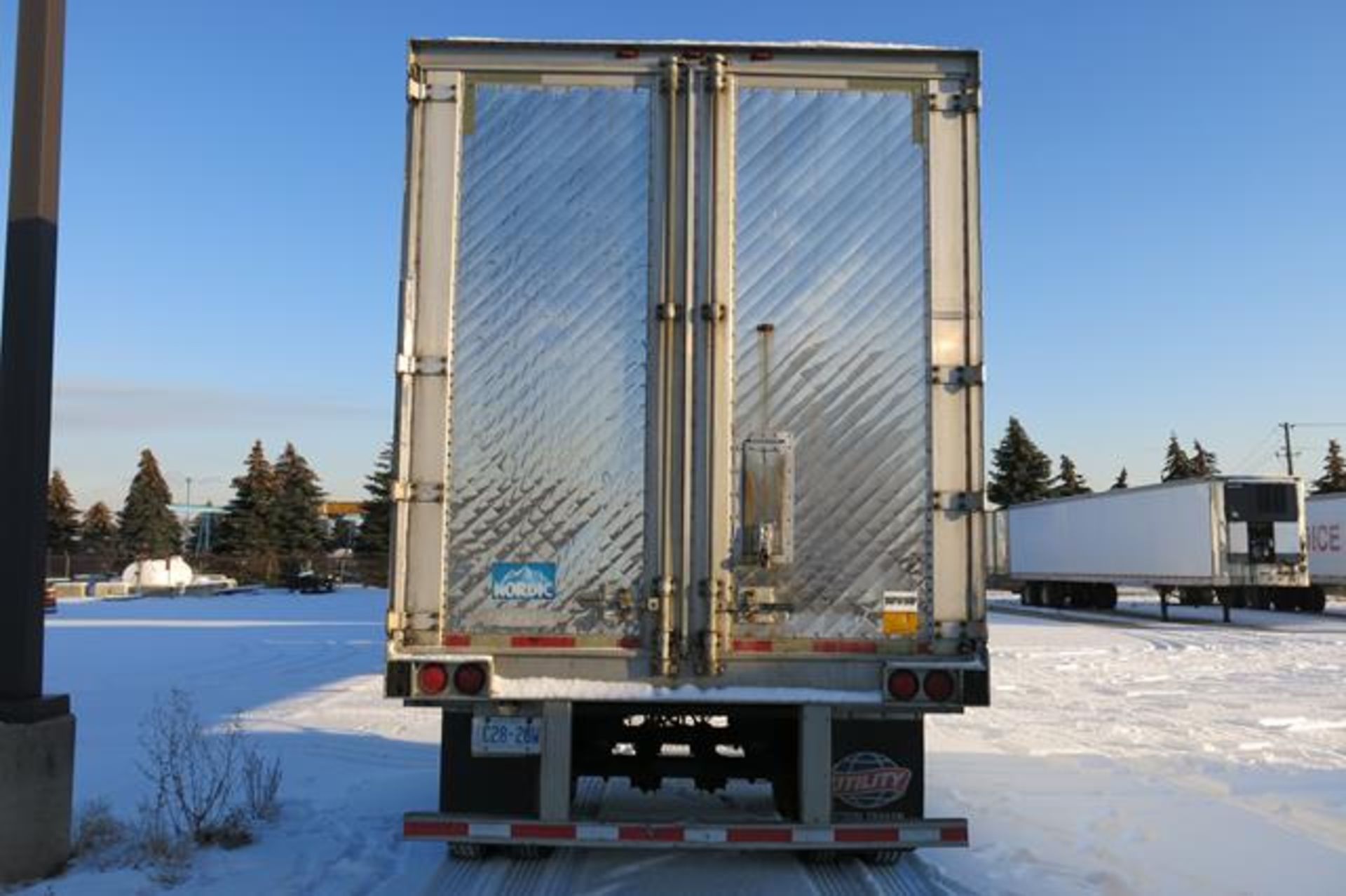 TRAILMOBILE, 53' REFRIGERATED VAN TRAILER, BARN DOORS, THERMO KING, SB-210, REEFER, 10,963 HOURS, - Image 3 of 12