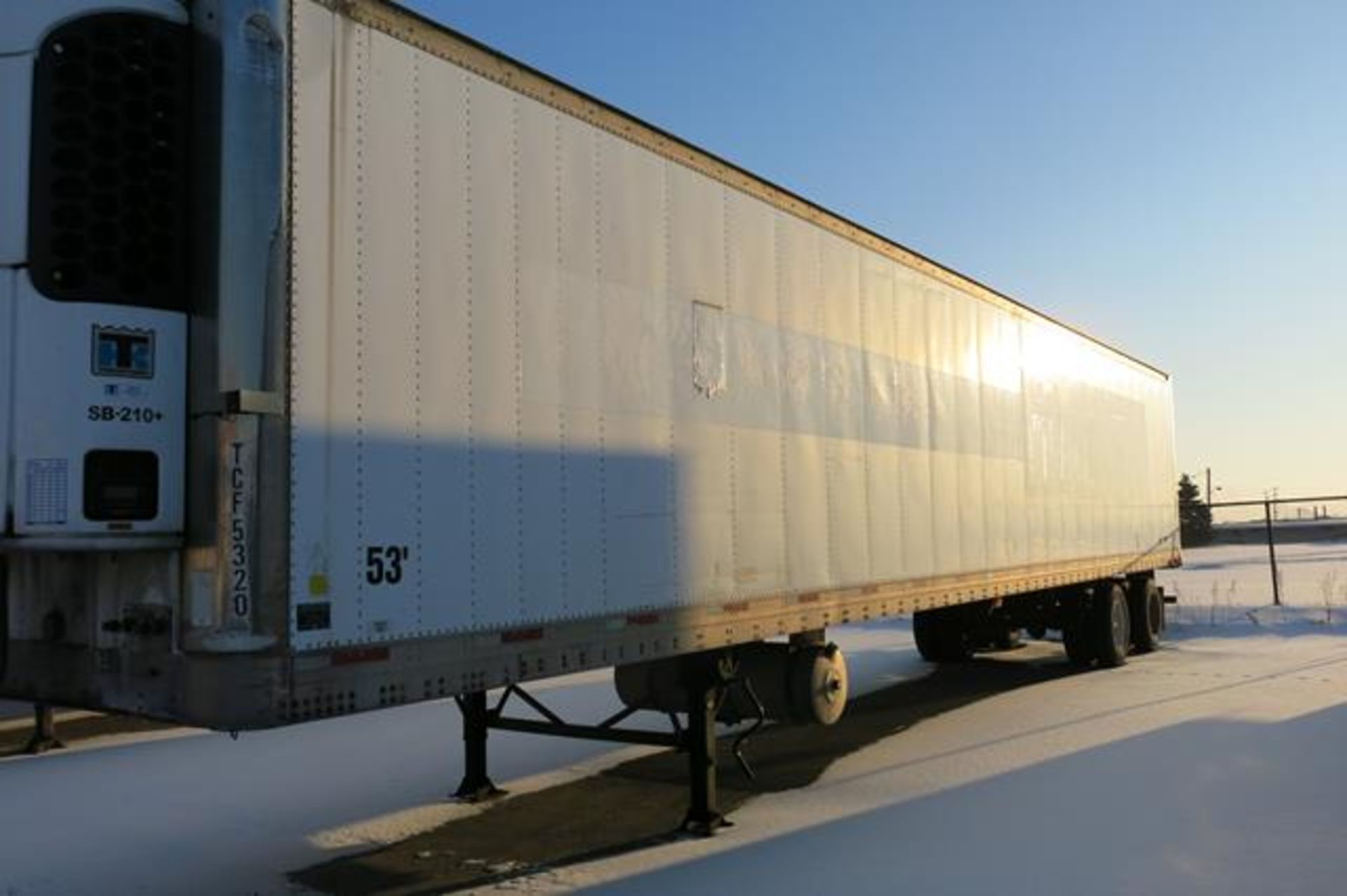 TRAILMOBILE, 53' REFRIGERATED VAN TRAILER, ROLLUP DOOR, THERMO KING, SB-210+, REEFER, 9,197 HOURS, - Image 3 of 13