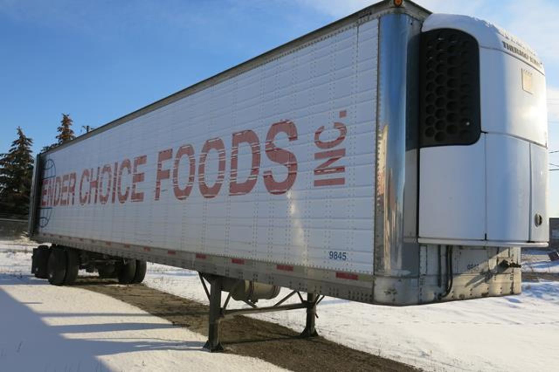 TRAILMOBILE, 53' REFRIGERATED VAN TRAILER, BARN DOORS, THERMO KING, SB-210, REEFER, 16,606 HOURS,