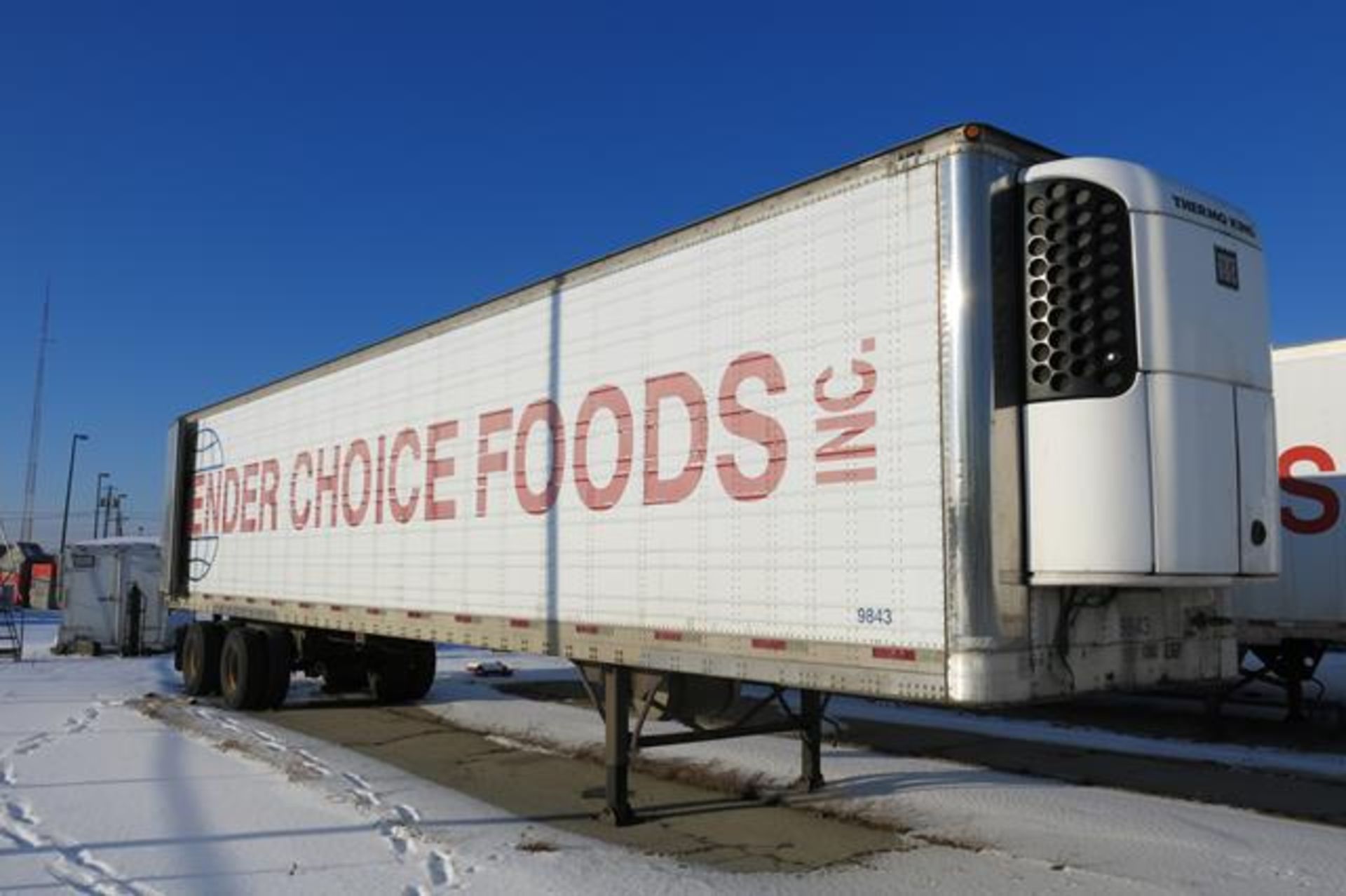 TRAILMOBILE, 53' REFRIGERATED VAN TRAILER, BARN DOORS, THERMO KING, SB-210, REEFER, 15,335 HOURS,