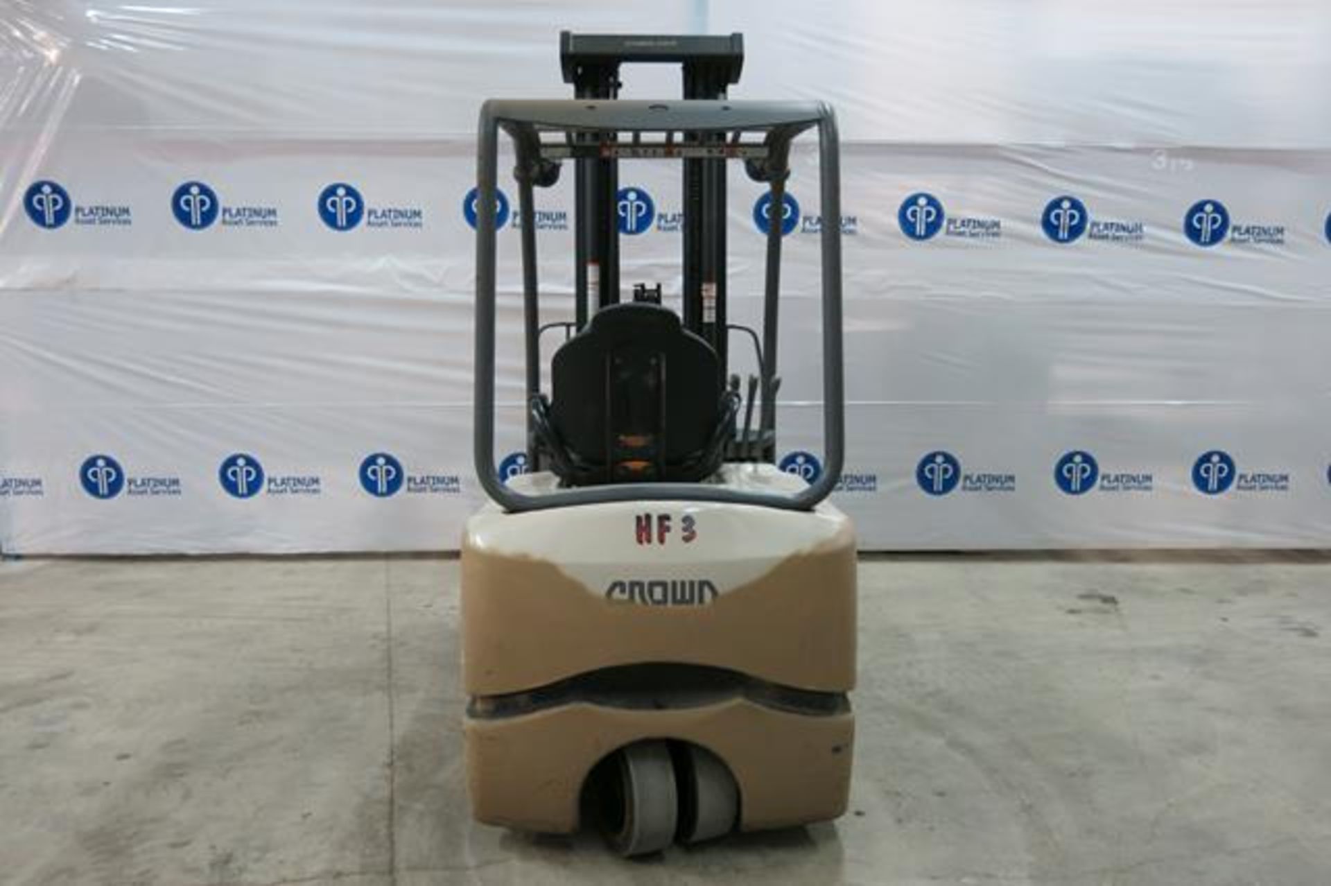 CROWN, SC5245-40, 3,700 LBS., 3 STAGE, 48V, BATTERY POWERED, FORKLIFT, SIDESHIFT, 222" MAXIMUM LIFT, - Image 5 of 10