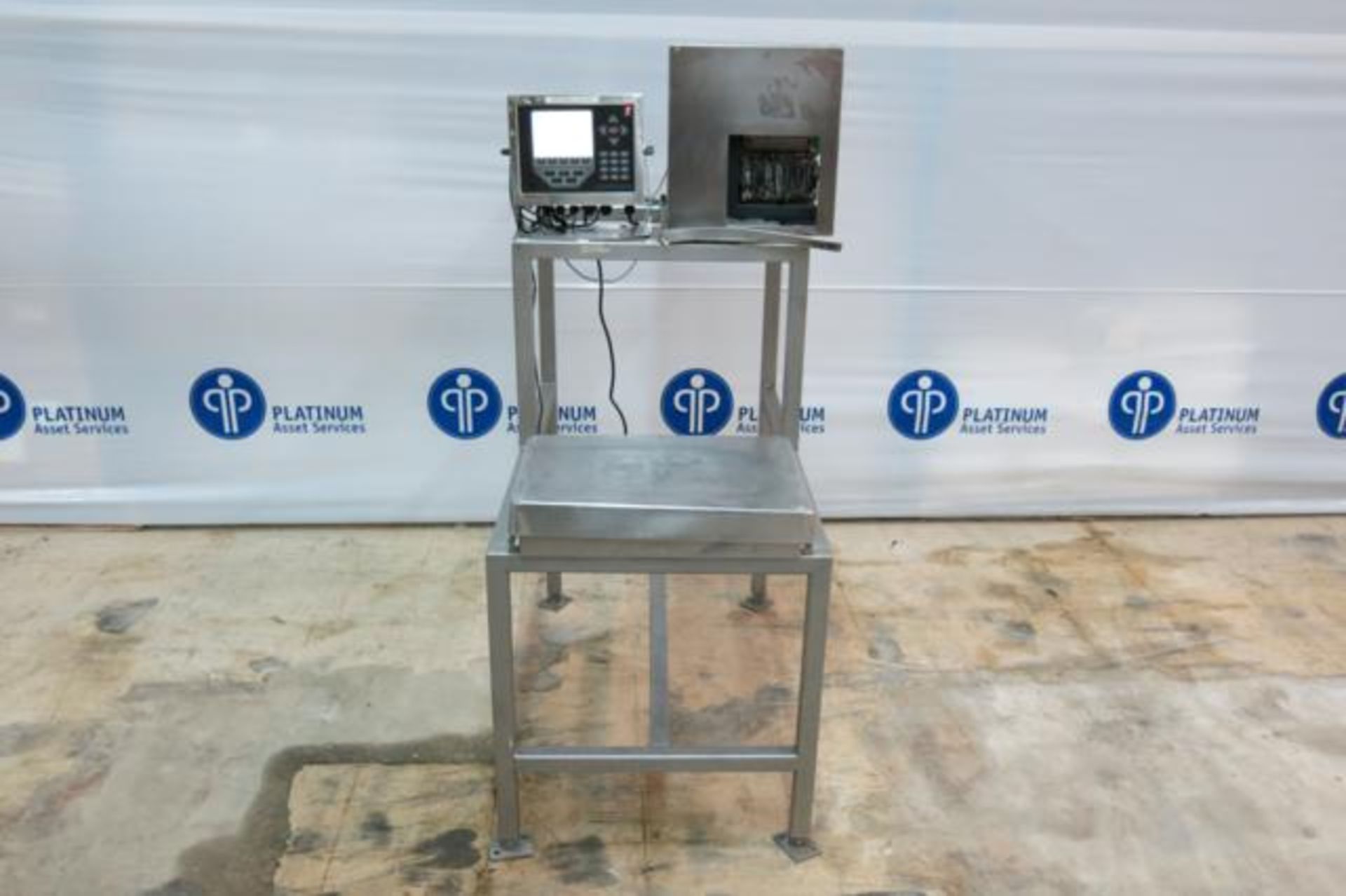 RICE LAKE, 920I-2A, 60 KG, STAINLESS STEEL, PROGRAMMABLE SCALE WITH BAR CODE PRINTER, 2017, S/N