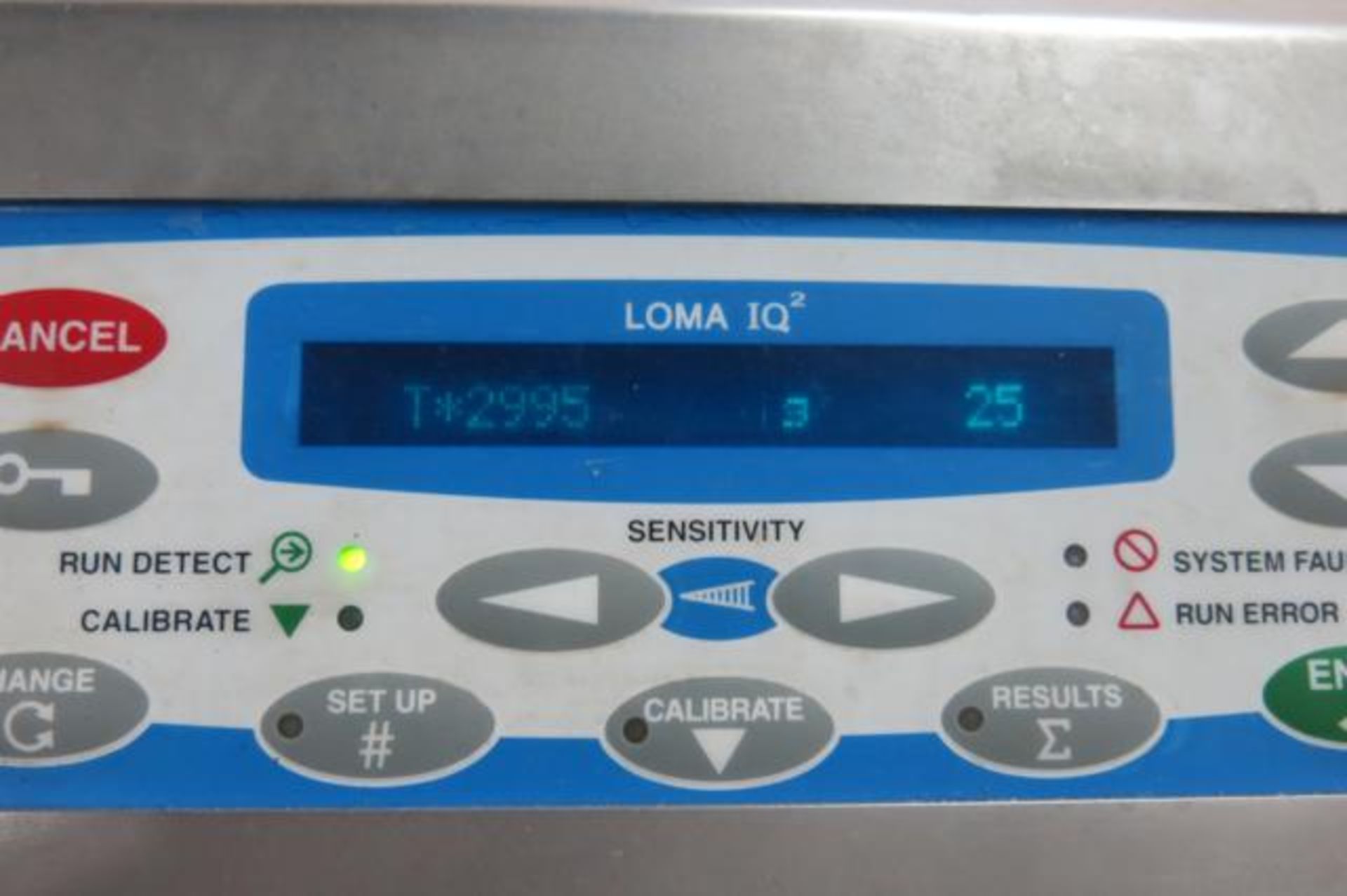 LOMA, IQ2, STAINLESS STEEL, PIPELINE, METAL DETECTOR, 4", 2003, S/N QP12033 - Image 10 of 11
