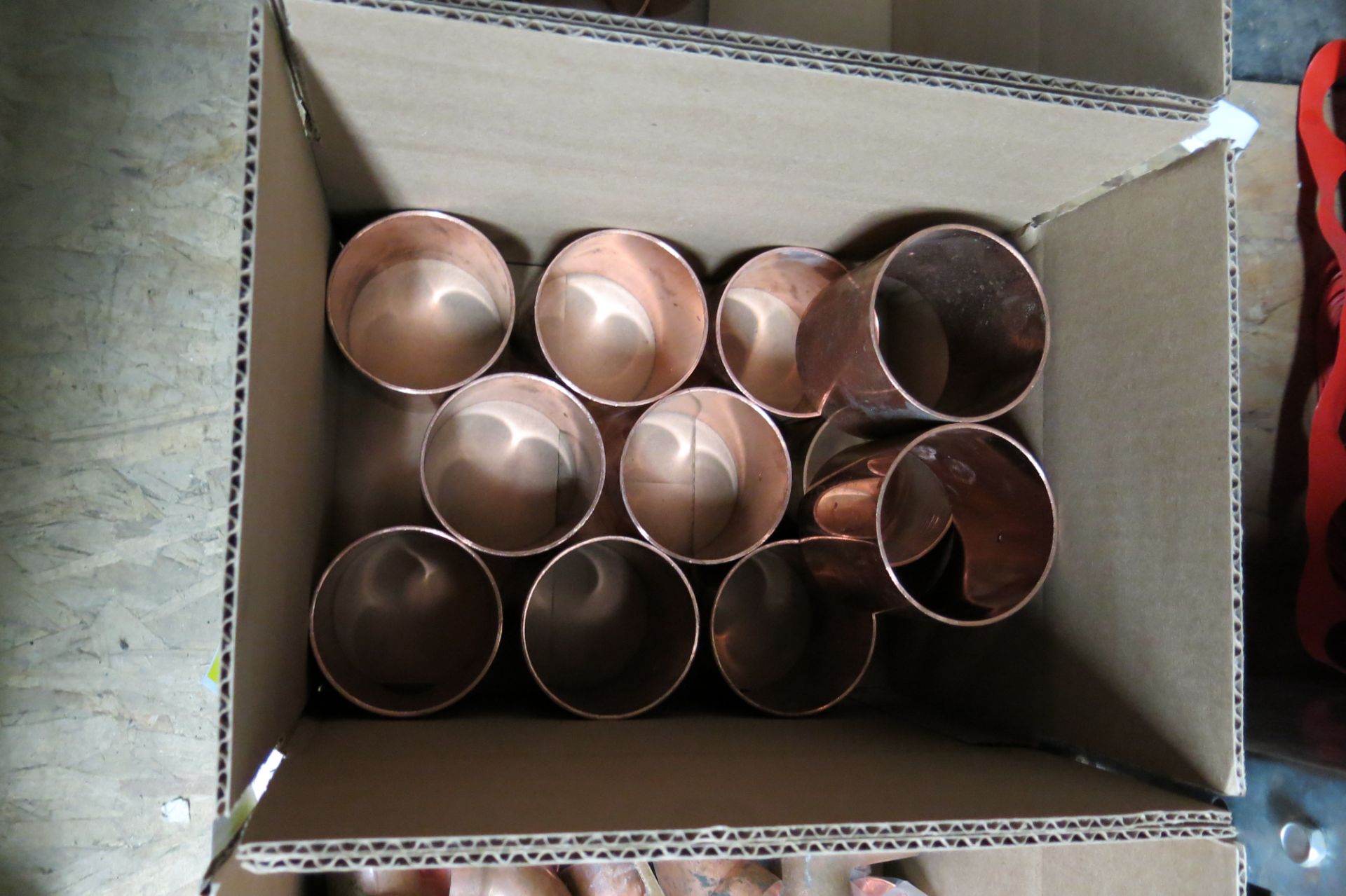 LOT OF COPPER PIPE COUPLINGS - NEW (LOCATED IN MISSISSAUGA) - Image 2 of 2