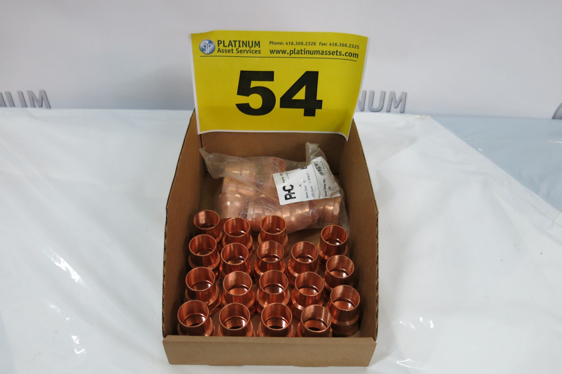 COPPER PIPE TO THREAD ADAPTOR - NEW (LOCATED IN SCARBOROUGH)