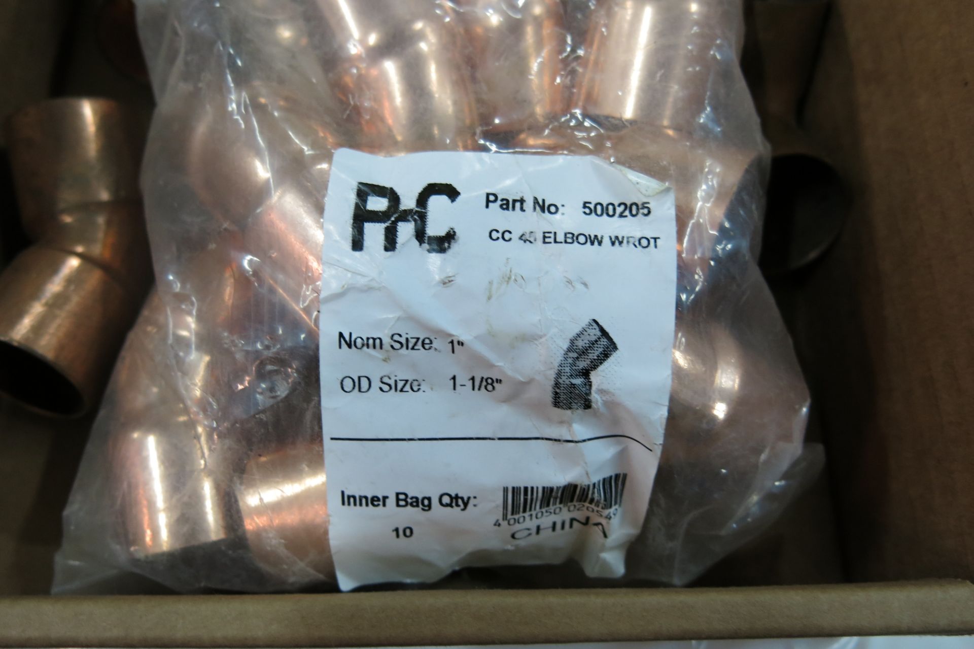 RC, 1", 45 DEGREE COPPER ELBOW - NEW (LOCATED IN SCARBOROUGH) - Image 2 of 2