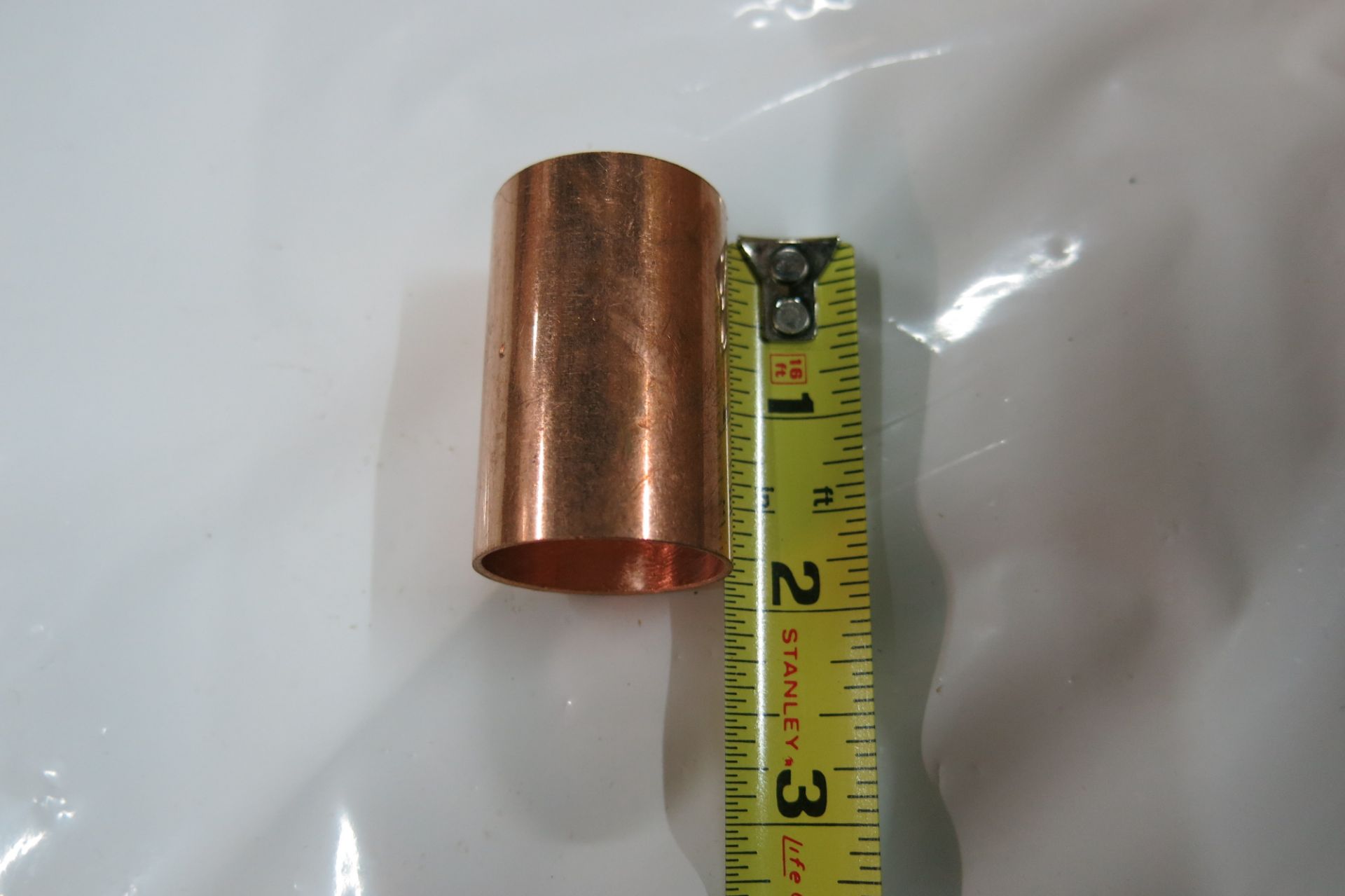 COPPER PIPE COUPLINGS - 1.25 - NEW (LOCATED IN SCARBOROUGH) - Image 4 of 4