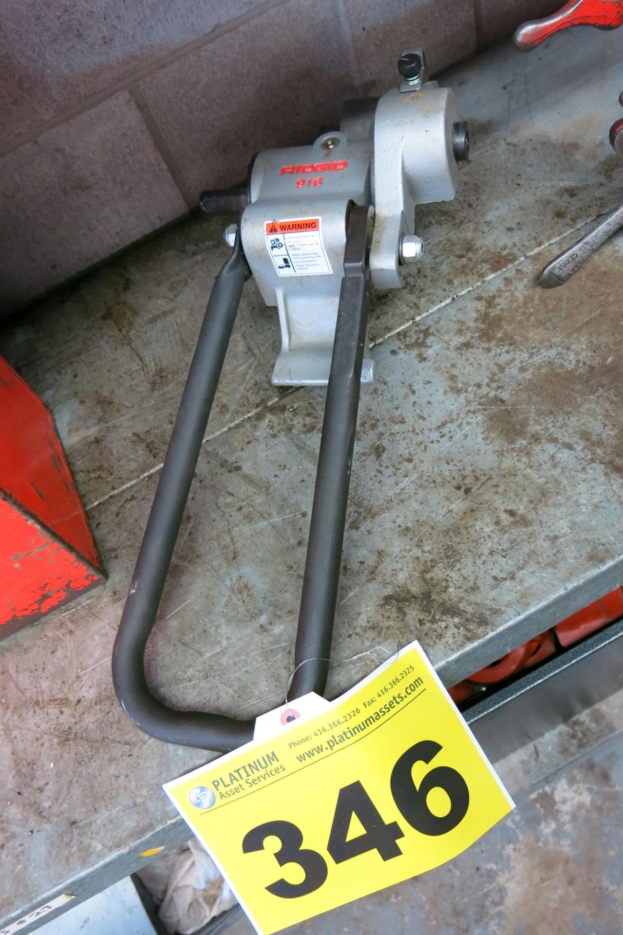 RIDGID, 916, ROLL GROOVER (LOCATED IN MISSISSAUGA)