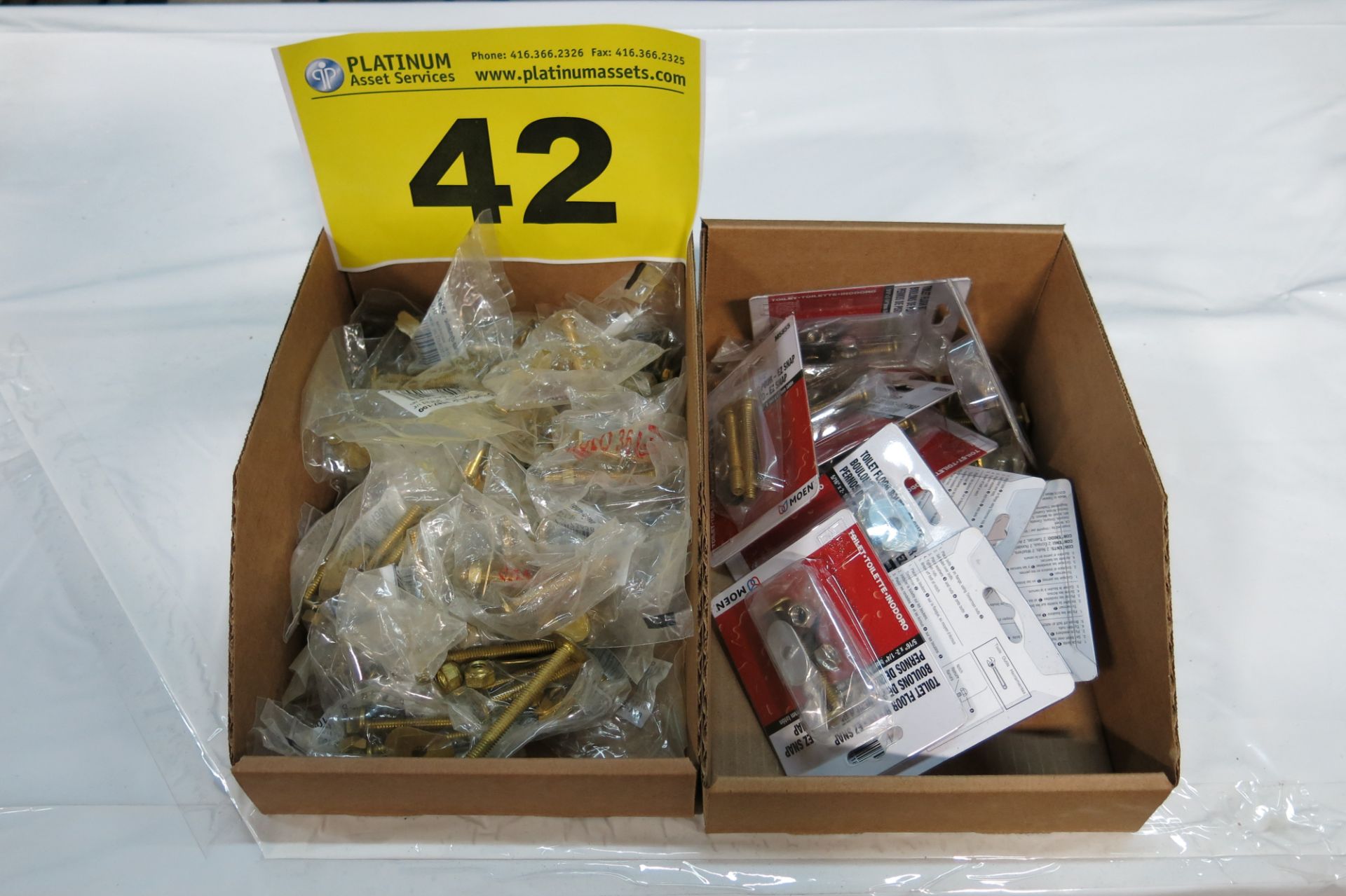 LOT OF TOILET FLOOR BOLTS - NEW (LOCATED IN SCARBOROUGH)