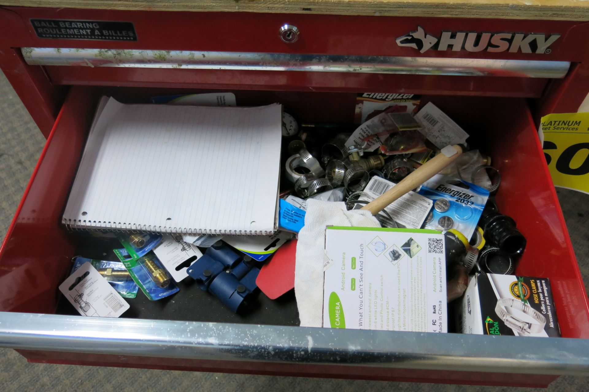 HUSKY, 4 DRAWER, TOOL BOX WITH CONTENTS (LOCATED IN MISSISSAUGA) - Image 3 of 5
