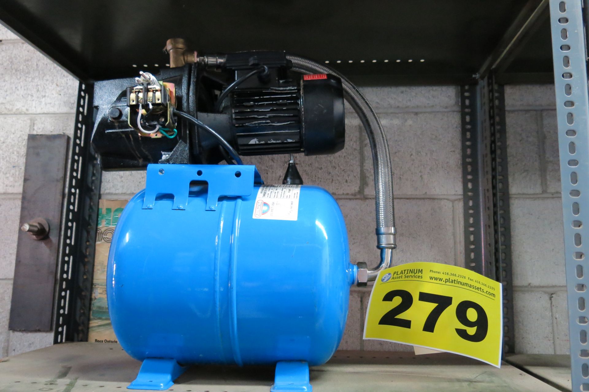 SUPERIOR PUMP, 24 LITRE, SHALLOW WELL JET PUMP TANK SYSTEM -NEW (LOCATED IN MISSISSAUGA)