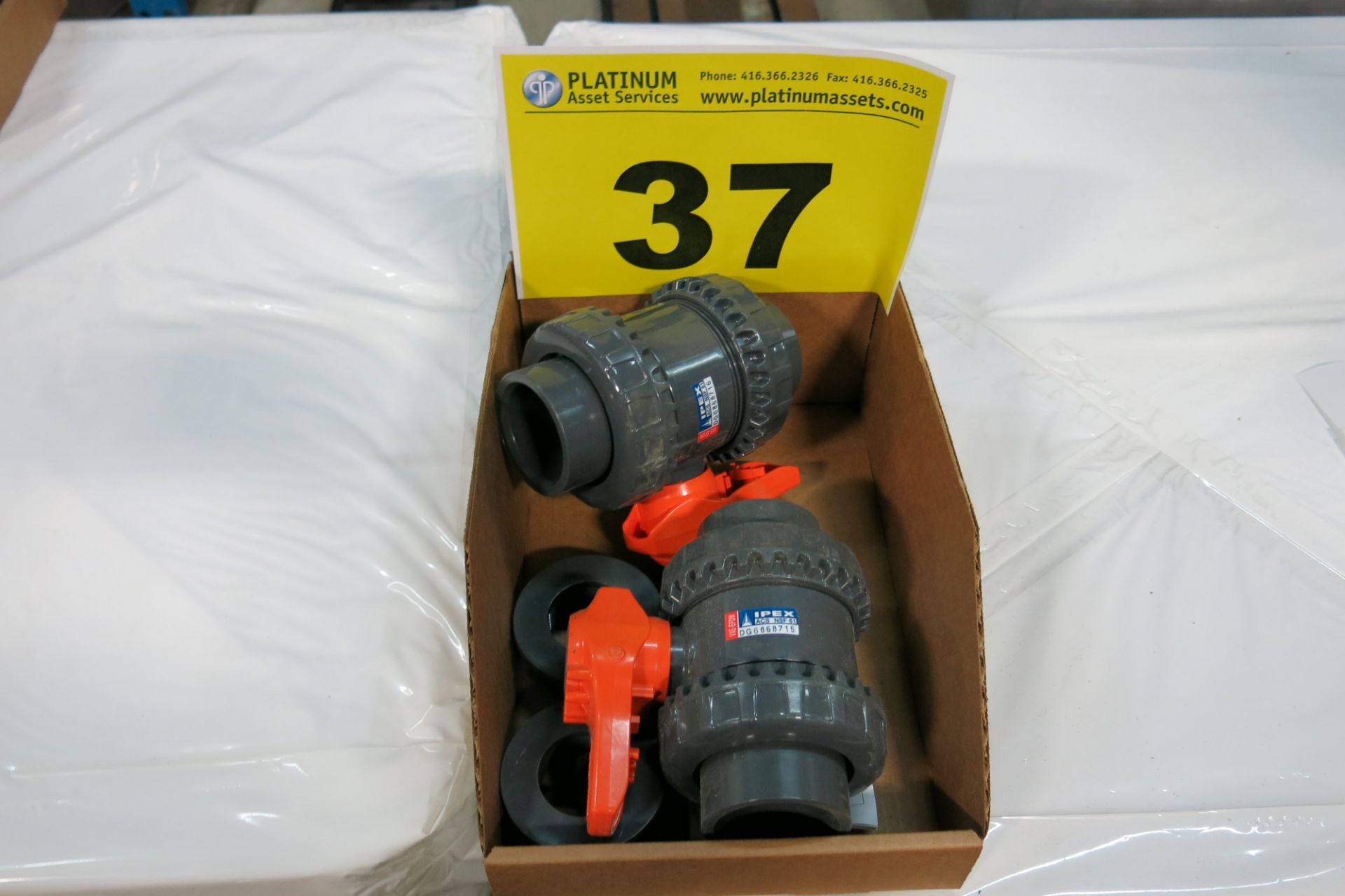 LOT OF IPEX BALL VALVES - NEW (LOCATED IN SCARBOROUGH)