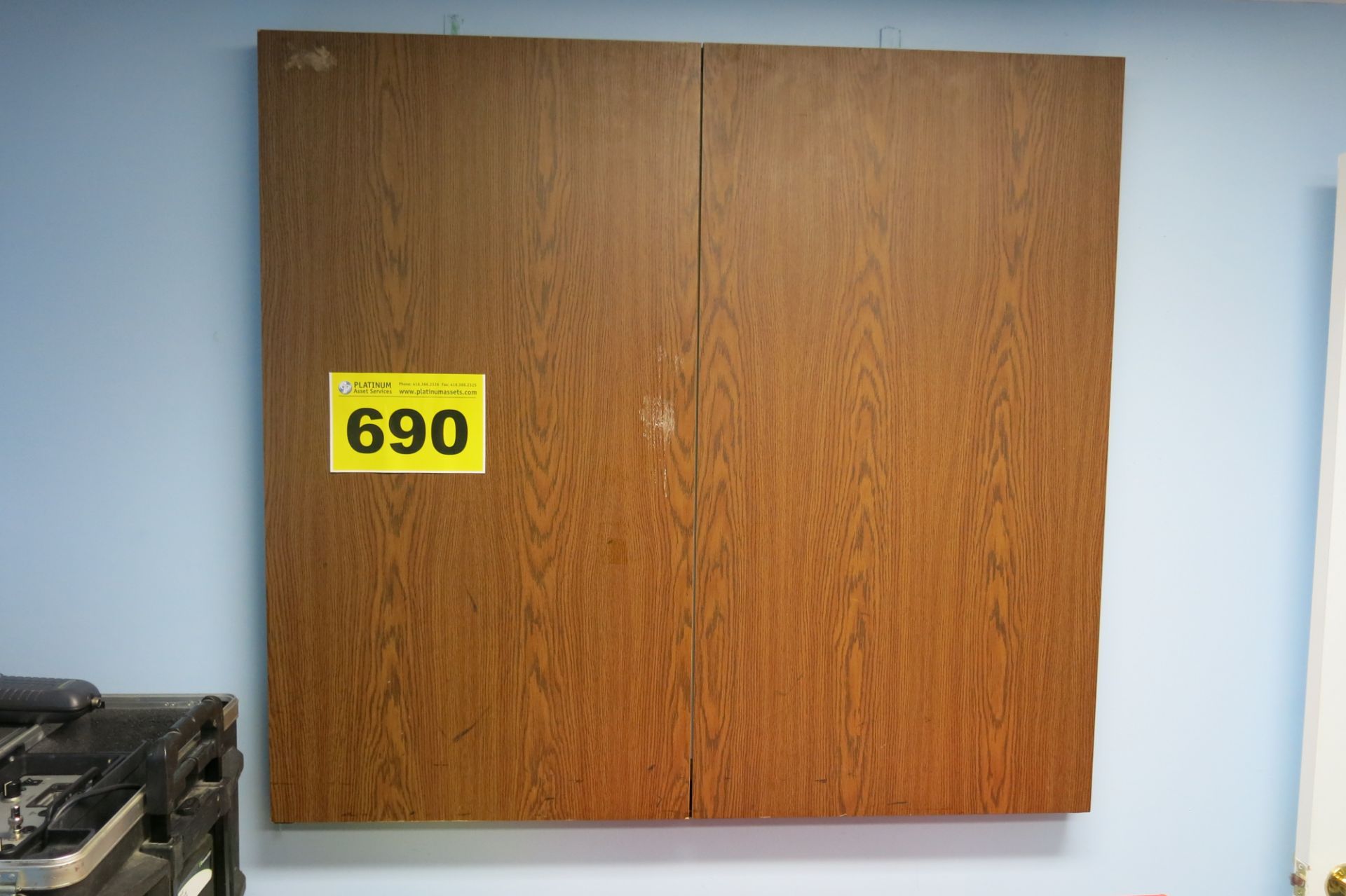 TWO DOOR, ENCLOSED, WHITEBOARD (LOCATED IN MISSISSAUGA)