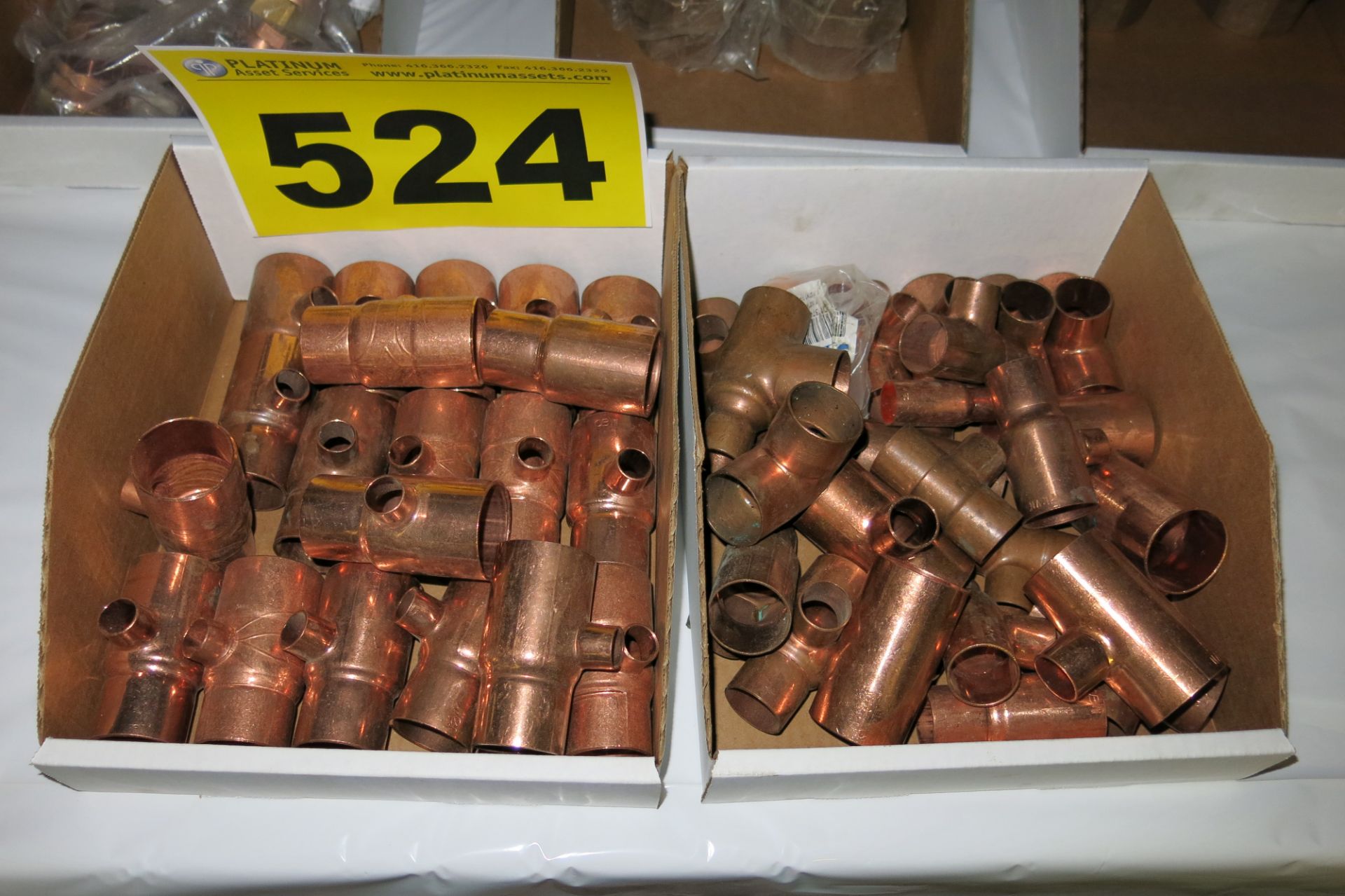 LOT OF COPPER T FITTINGS - NEW (LOCATED IN MISSISSAUGA)