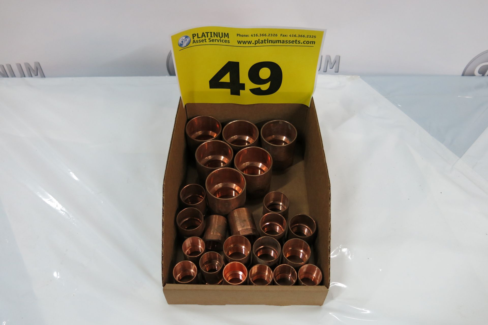 COPPER PIPE TO THREAD ADAPTOR - NEW (LOCATED IN SCARBOROUGH)