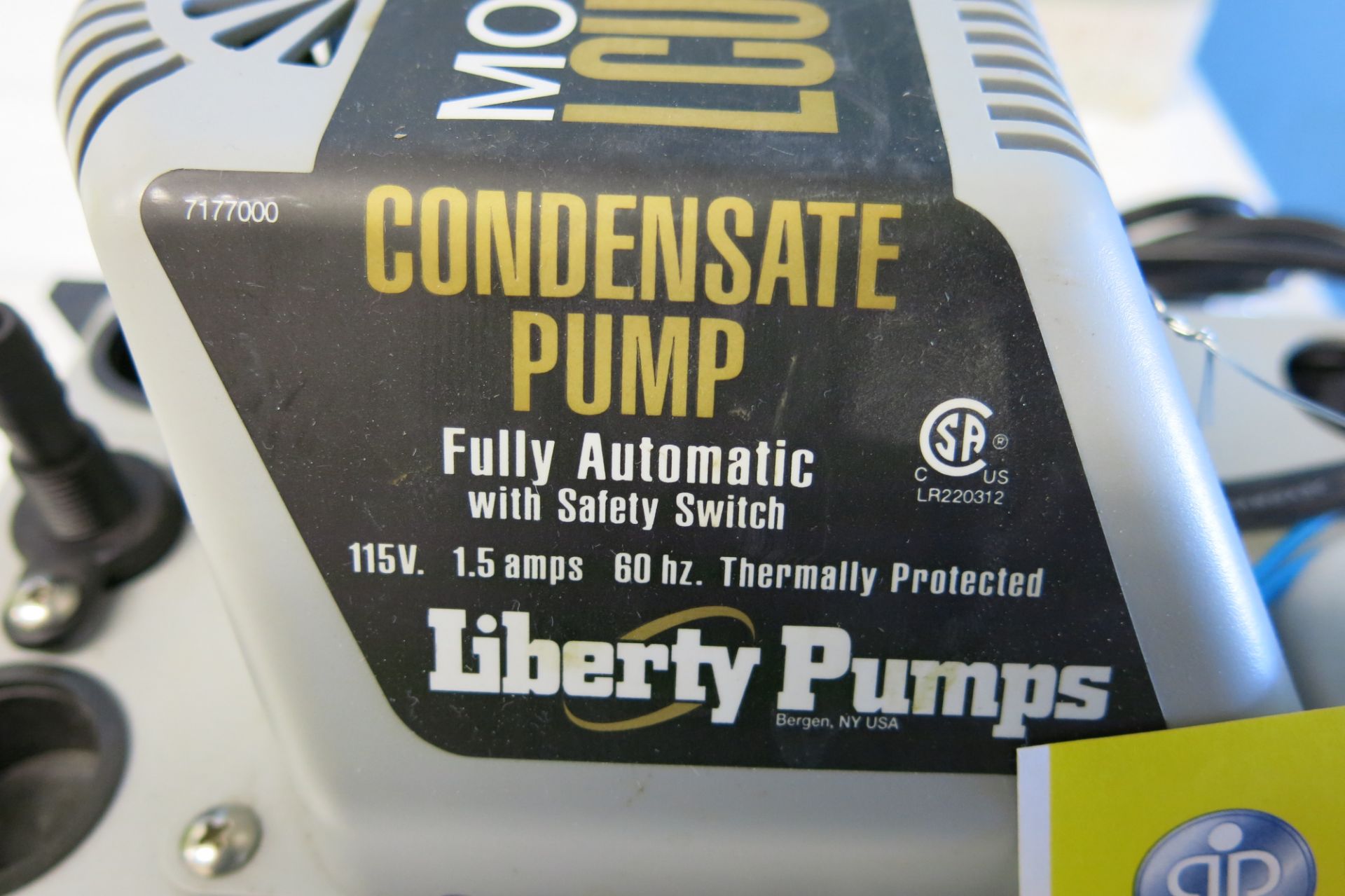 LIBERTY PUMPS, LCU-20S, FULLY AUTOMATIC, CONDENSATE PUMP, 115 VOLT -NEW (LOCATED IN MISSISSAUGA) - Image 2 of 3