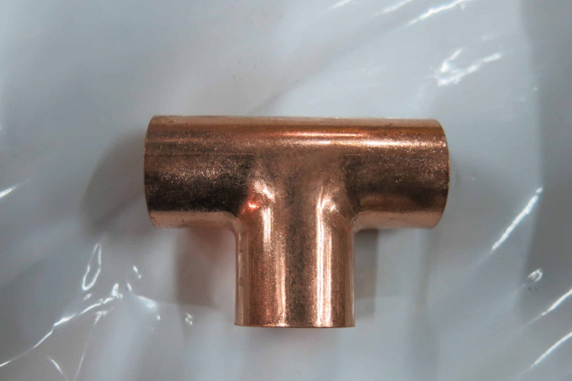 COPPER T FITTING - ASSORTED SIZES - NEW (LOCATED IN SCARBOROUGH) - Image 5 of 8