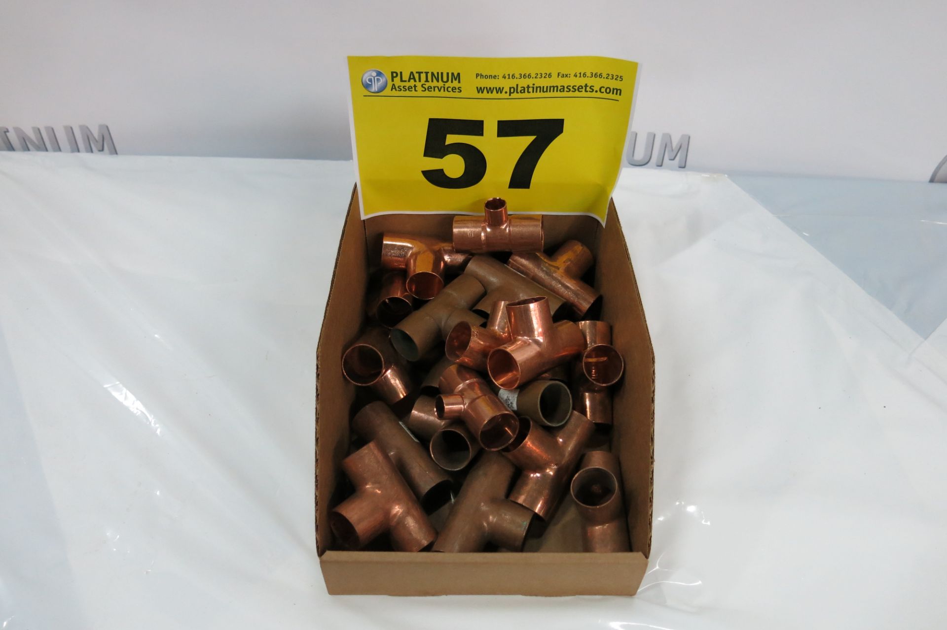 COPPER T FITTING - ASSORTED SIZES - NEW (LOCATED IN SCARBOROUGH)