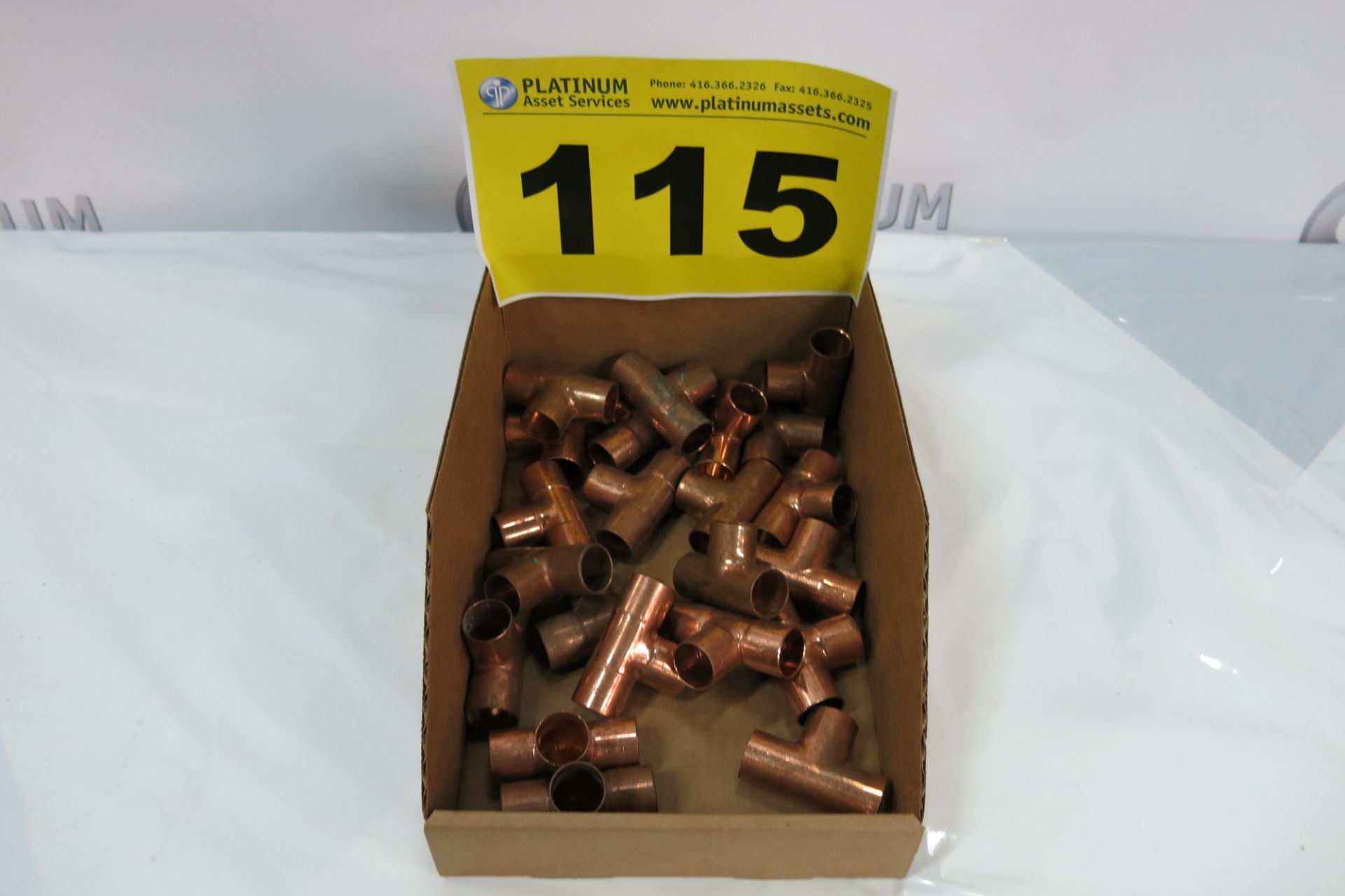 LOT OF 1/2" COPPER TEES - NEW (LOCATED IN SCARBOROUGH)