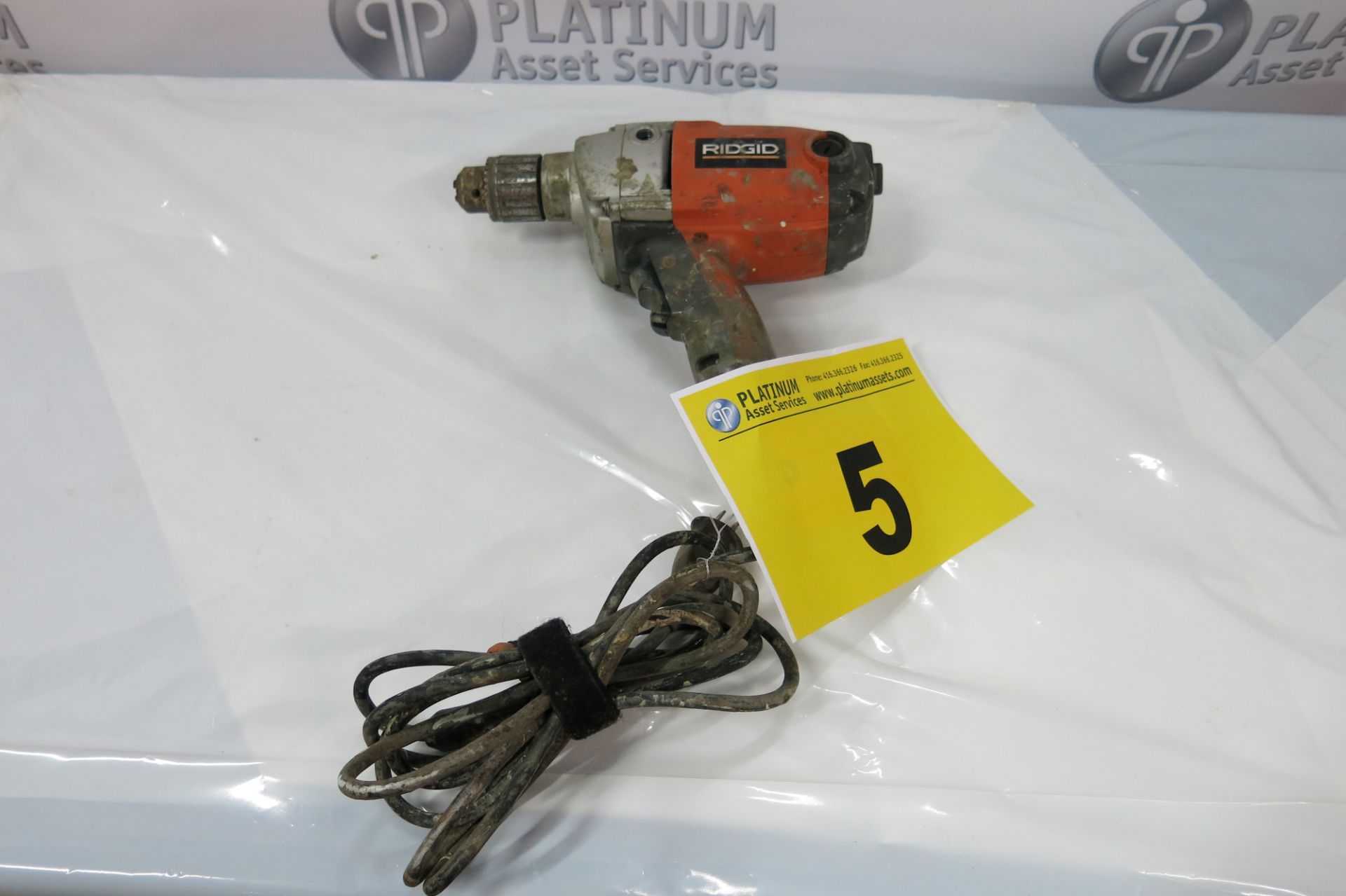 RIDGID, 1/2", POWER DRILL (LOCATED IN SCARBOROUGH)