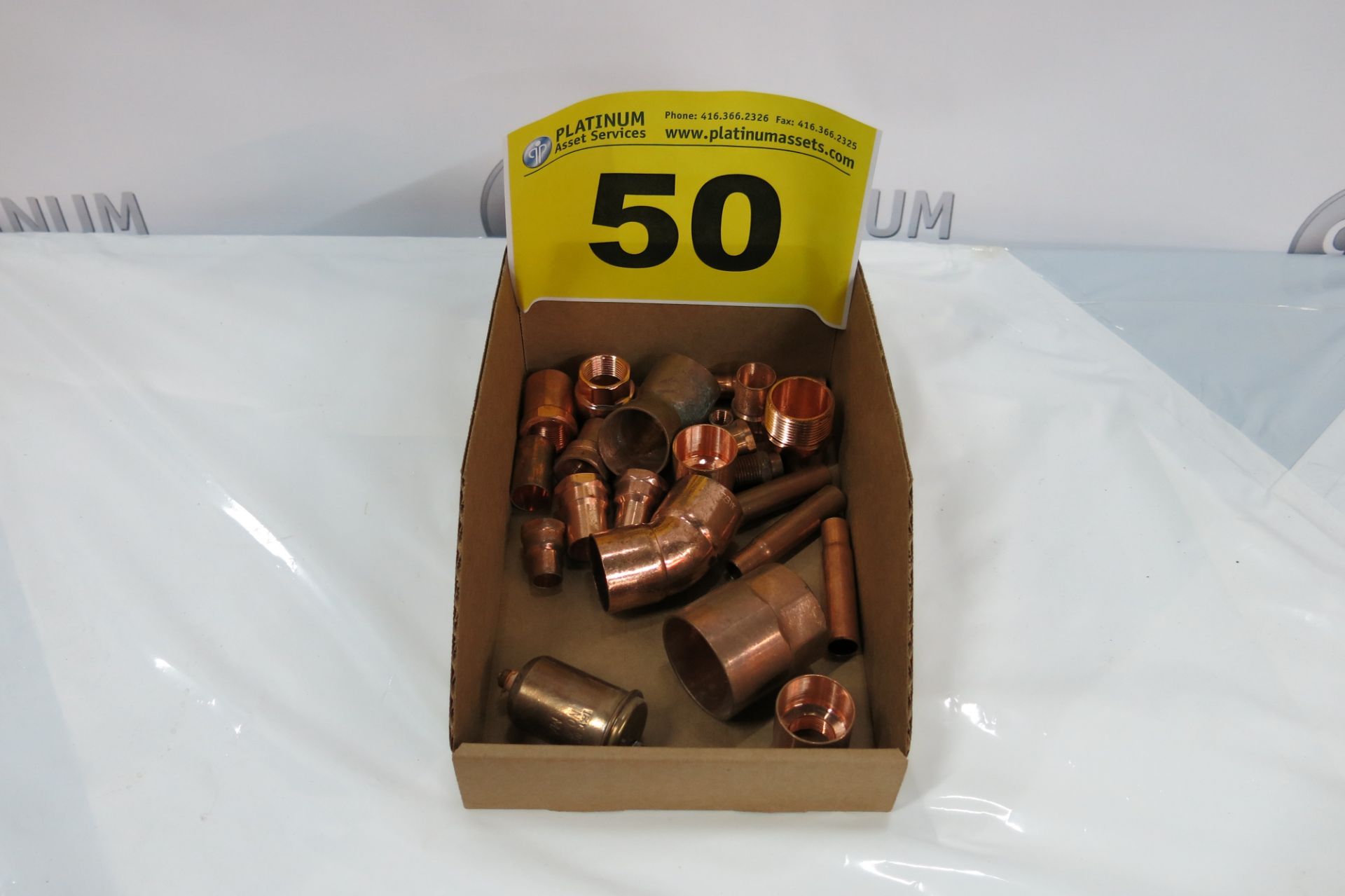LOT OF ASSORTED COPPER PIPE FITTINGS (LOCATED IN SCARBOROUGH)