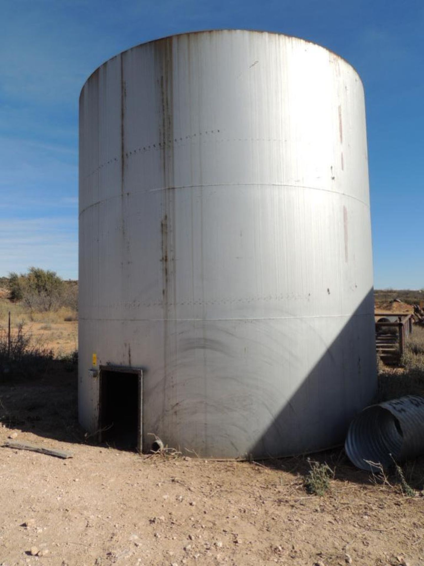 500 BBL Storage Tank, Flat LTM 1/4 in. Bottom, 5/16 in. Shell, S/N 22136