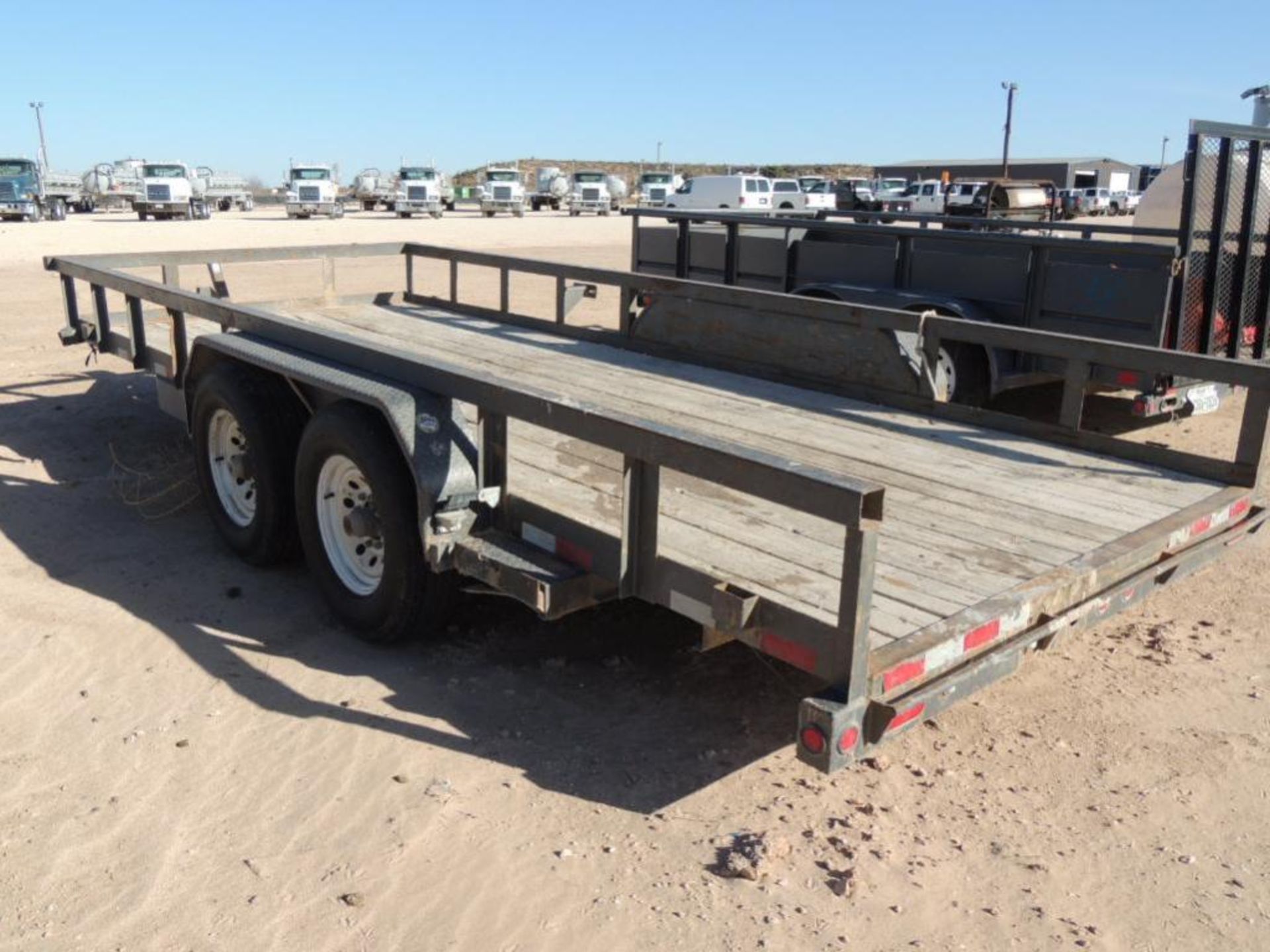 2014 Big Tex Model 14PI-18GY T/A Utility Trailer, VIN 16VPX1828E2321791, 14K AWR, 7 ft. x18 ft. with - Image 4 of 4