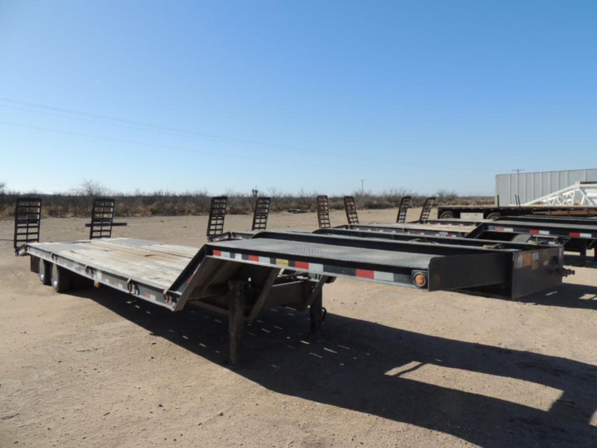 2014 Haulass LB35T T/A Lowboy Trailer, VIN 5JYLB352XEP140057, 70K GVWR, 101 in. x 32 ft. with 5 ft. - Image 2 of 4