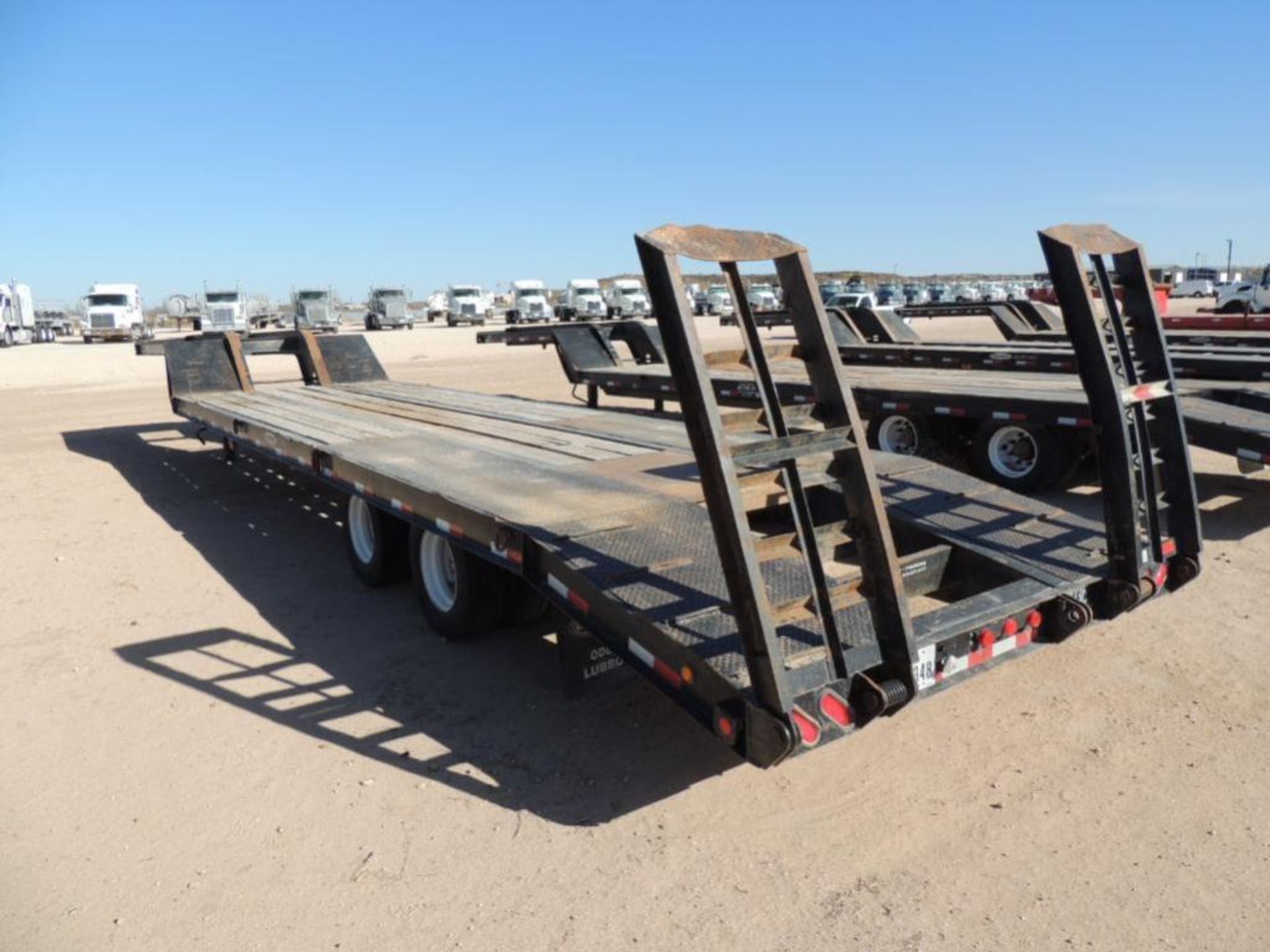 2015 Haulass LB35T T/A Lowboy Trailer, VIN 5JYLB3529FP150838, 60K GVWR, 101 in. x 32 ft. with 5 ft. - Image 4 of 4