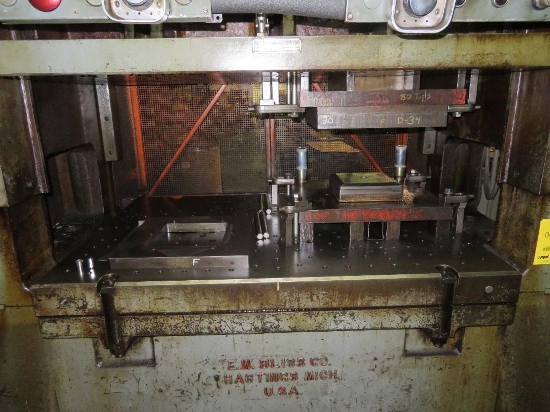 Bliss 150 Ton 2 Point Straight Side Press, Model S2-150, S/N H52907, 10” Stroke, 8” Adjustment, 22 ½ - Image 3 of 8