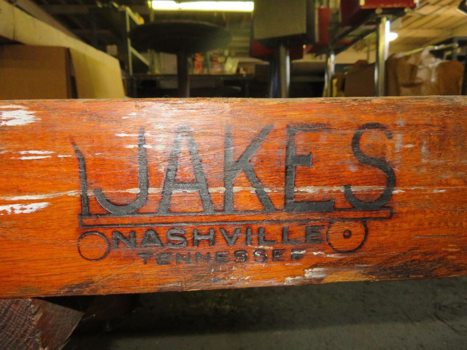 Vintage Jake Wood Shop Cart, 36 in. x 60 in. - Image 2 of 2